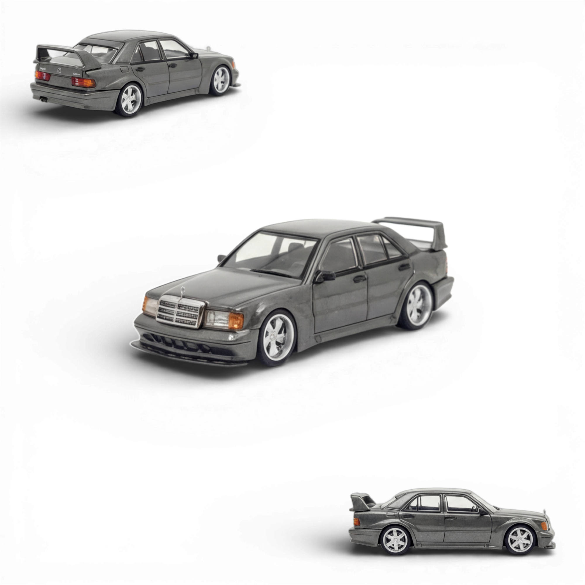 Seeker Mercedes-Benz 190E 2.5-16 Evolution Metallic Grey 1:64