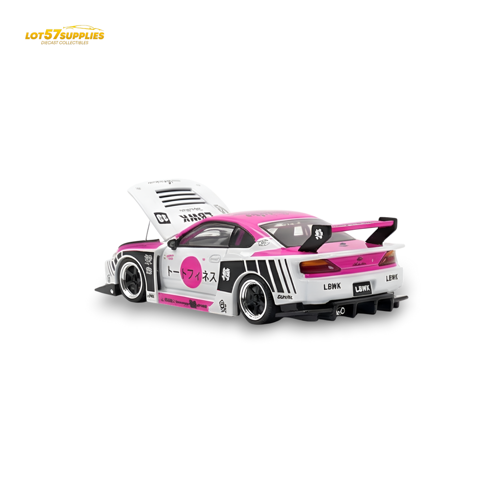 TPC Silvia S15 LBWK Pink - White 1:64