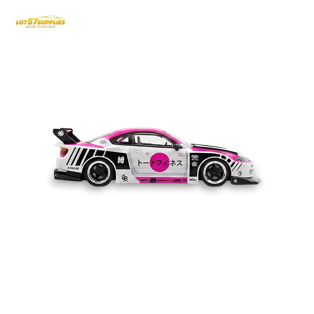 TPC Silvia S15 LBWK Pink - White 1:64