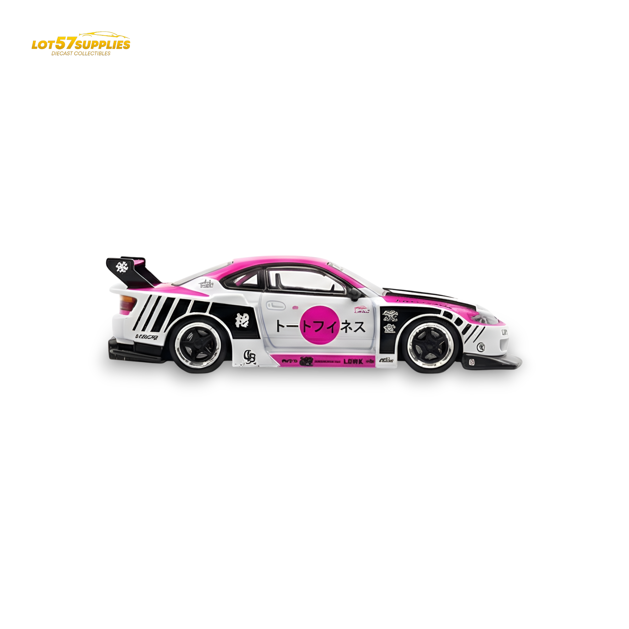 TPC Silvia S15 LBWK Pink - White 1:64