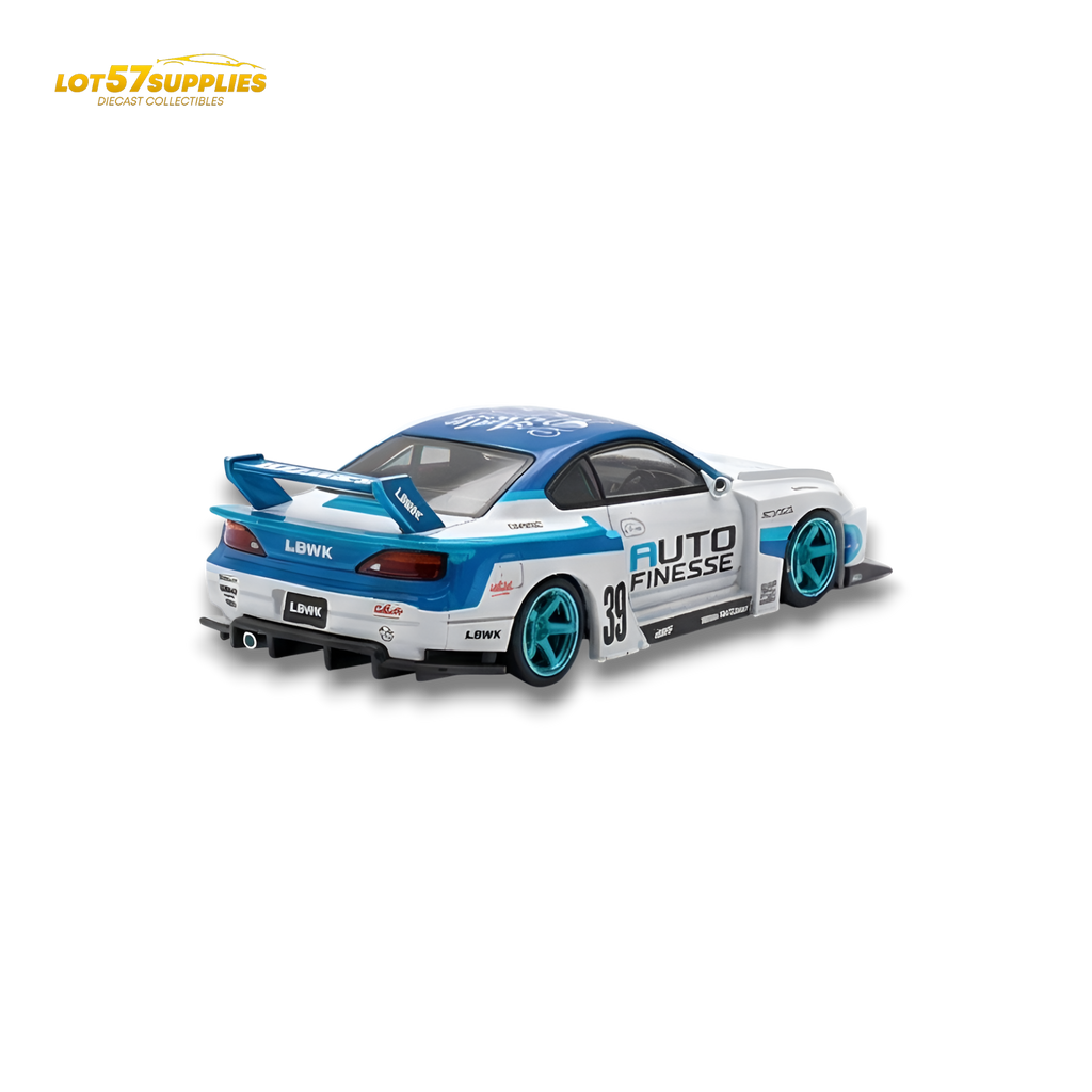 TPC Silvia S15 LBWK Blue - White 1:64