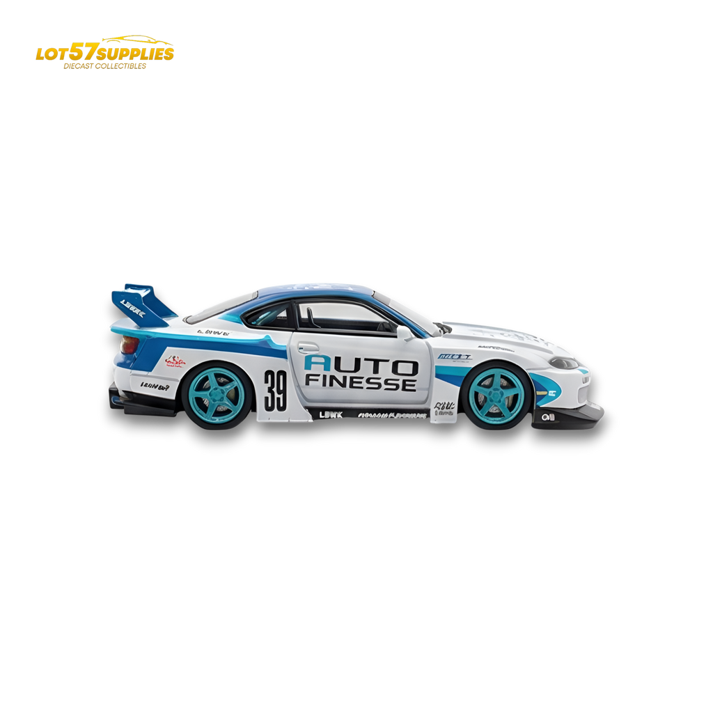 TPC Silvia S15 LBWK Blue - White 1:64