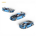 Pop Race Mazda RX-7 Re-Amemiya Blue Chrome 1:64