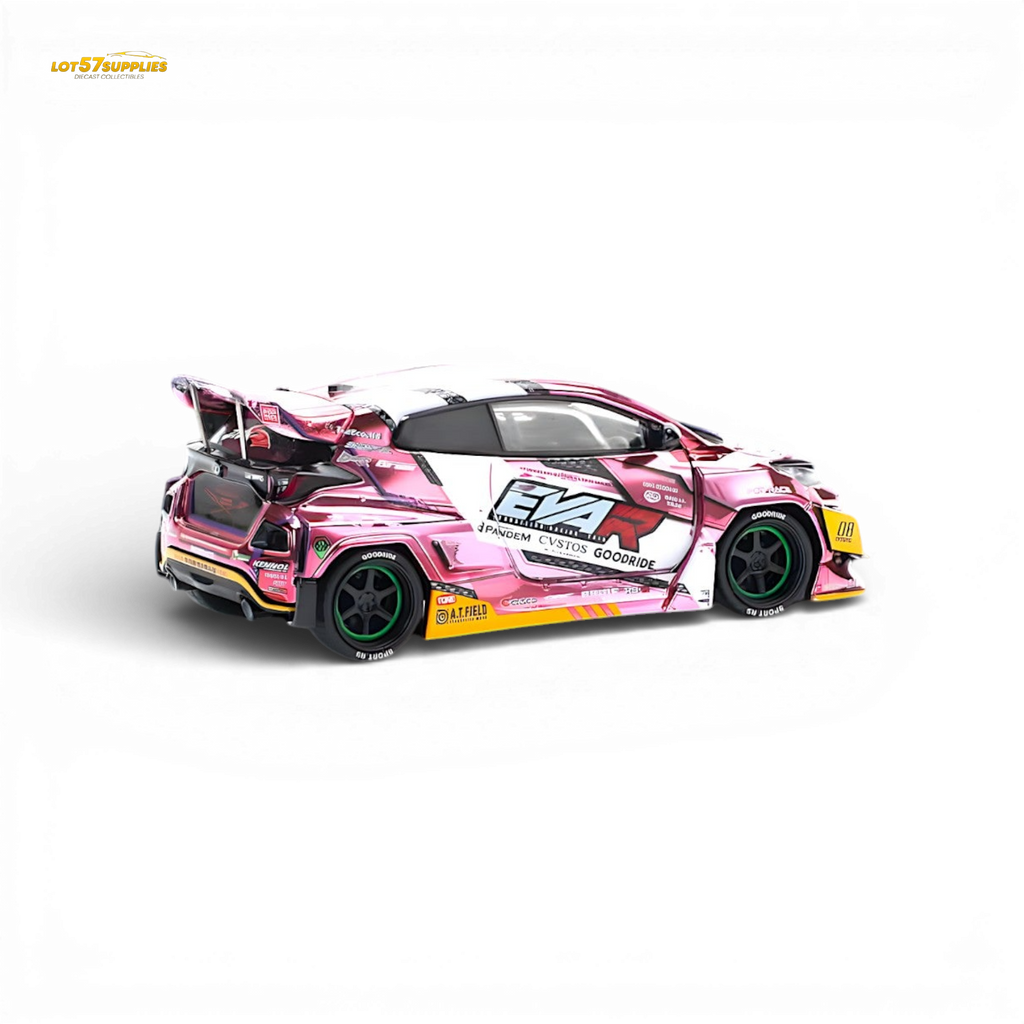 PopRace Toyota GR YARIS Pink EVA RT Production Model 1:64