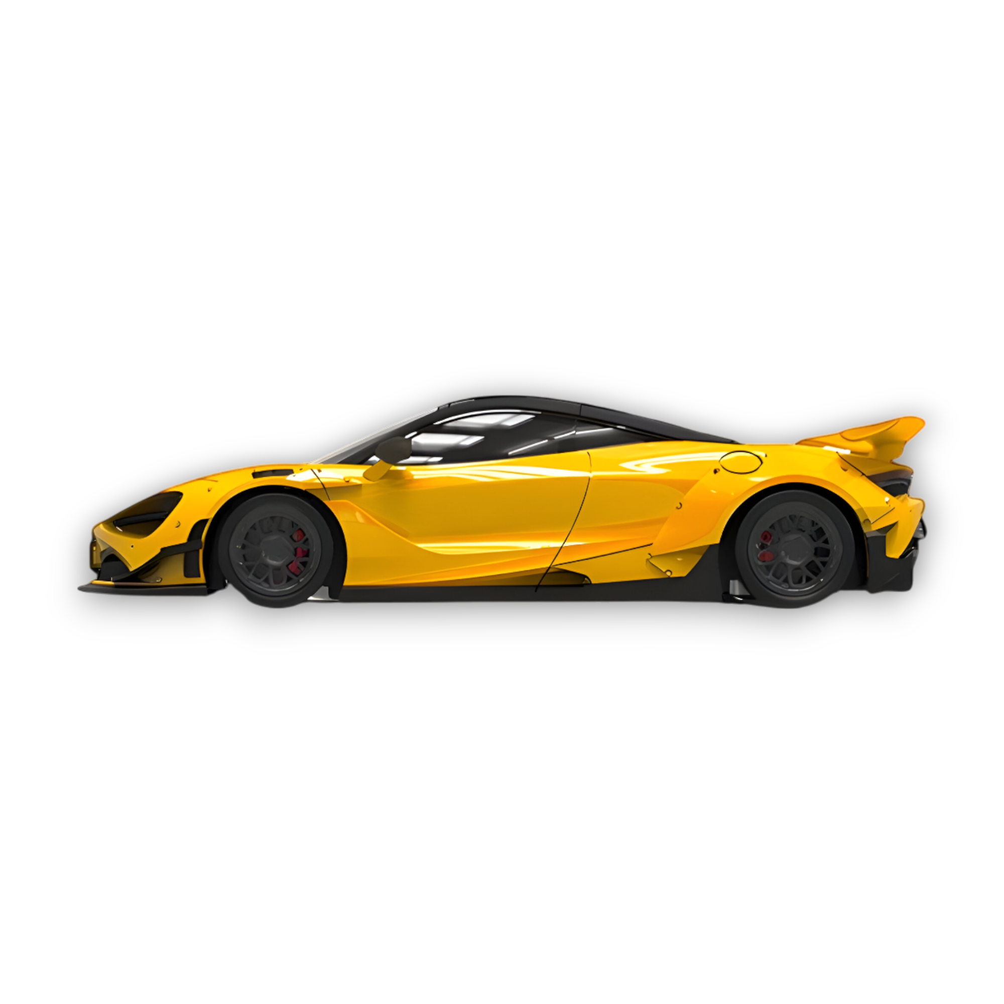 SUPCAR McLaren 720S Yellow 1:64