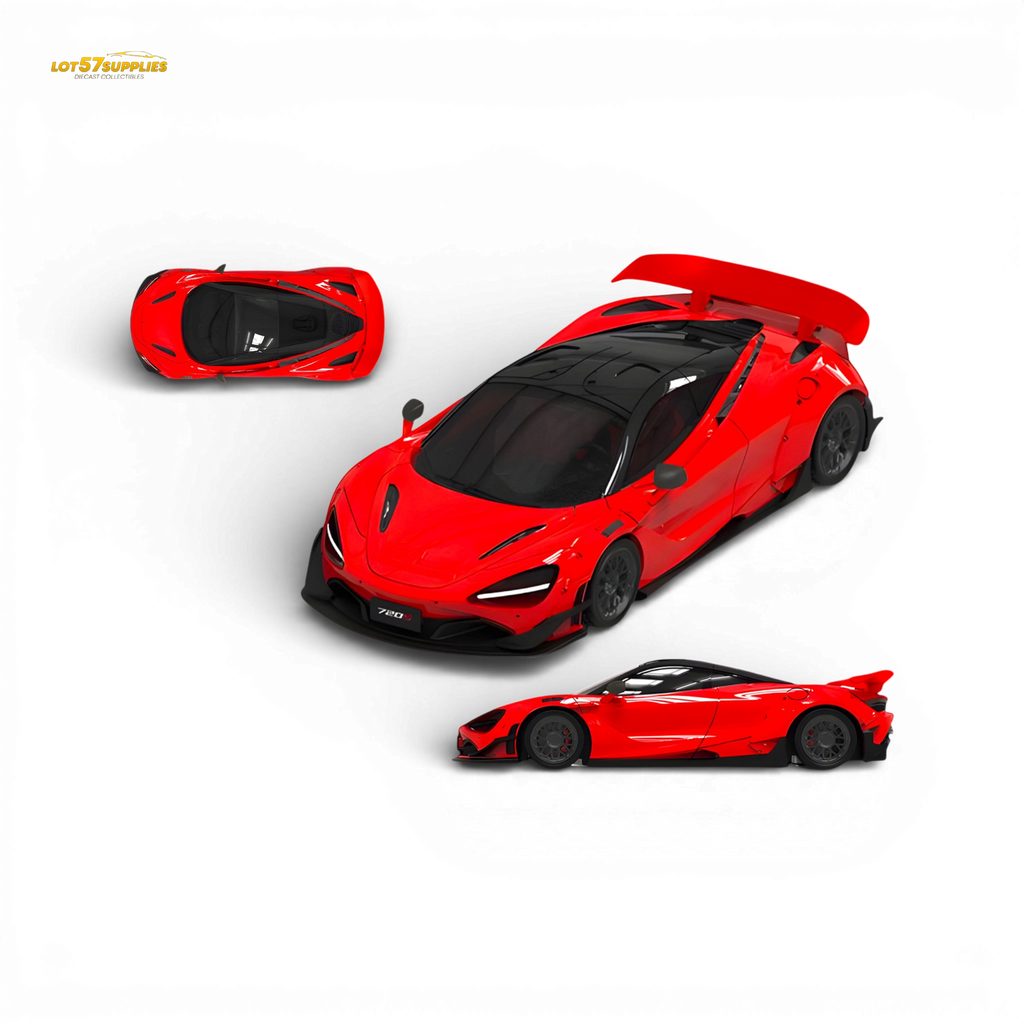 SUPCAR McLaren 720S Red 1:64