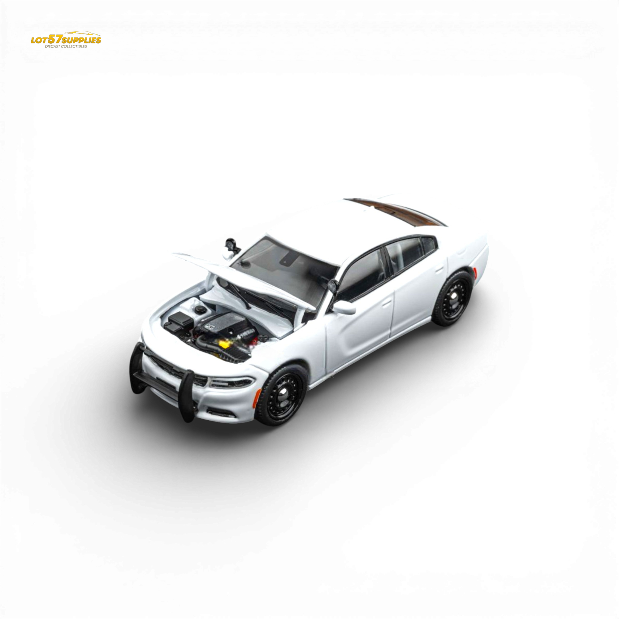 Elite Collectibles Dodge Warhorse Police Interceptor White 1:64