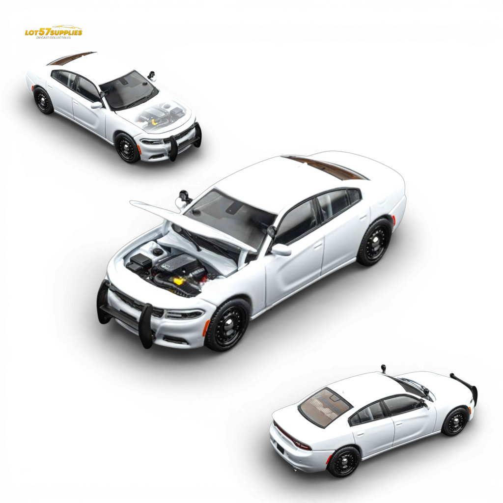 Elite Collectibles Dodge Warhorse Police Interceptor White 1:64