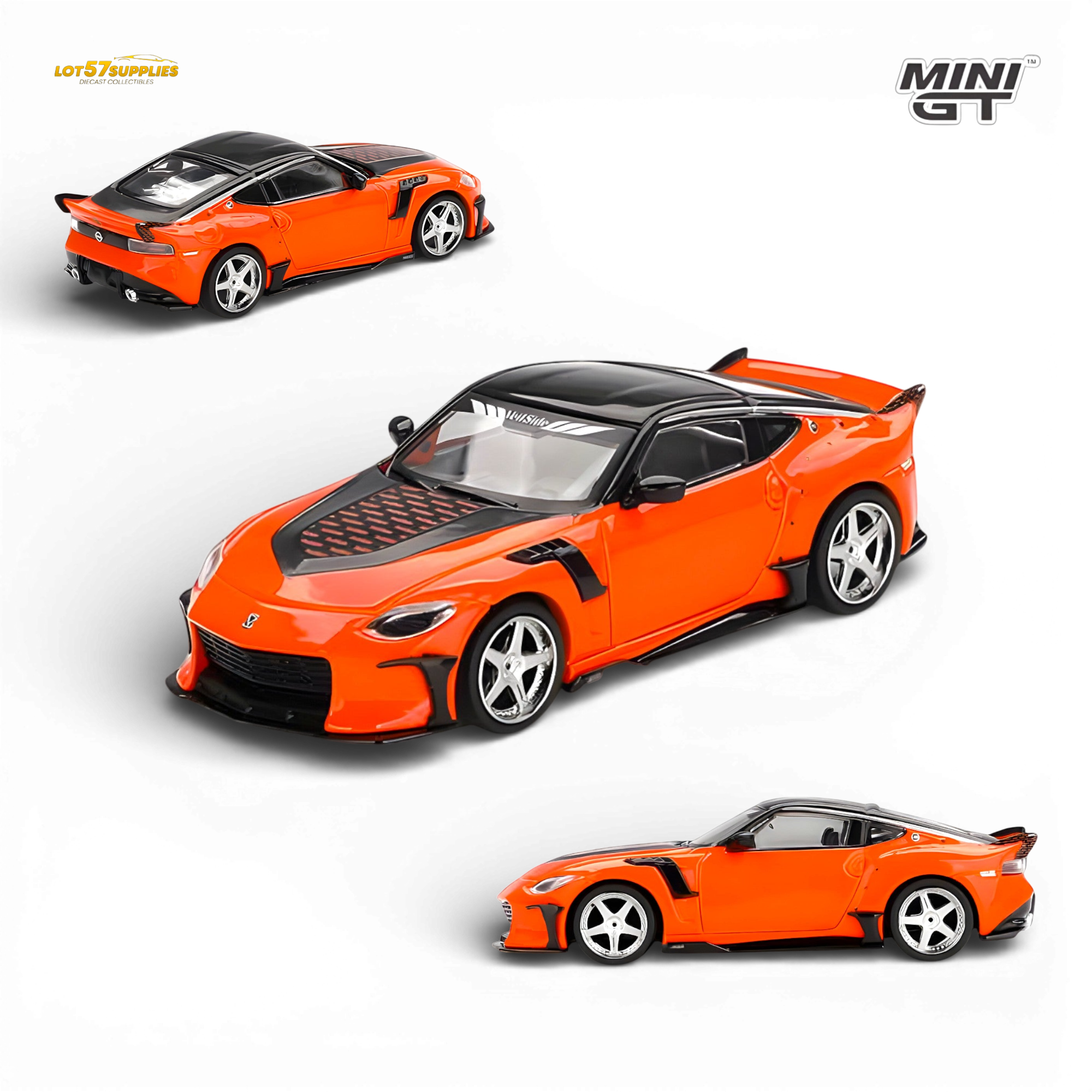 Mini GT Nissan Z VeilSide FFZ400 Orange 1:64