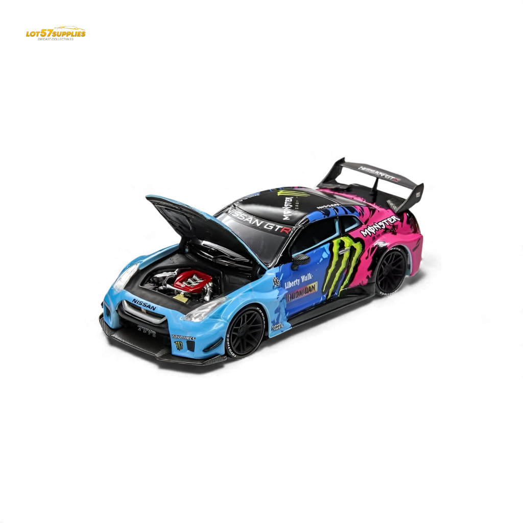DEMON KING Auto GT-R R35 LBWK Monster Livery 1:64