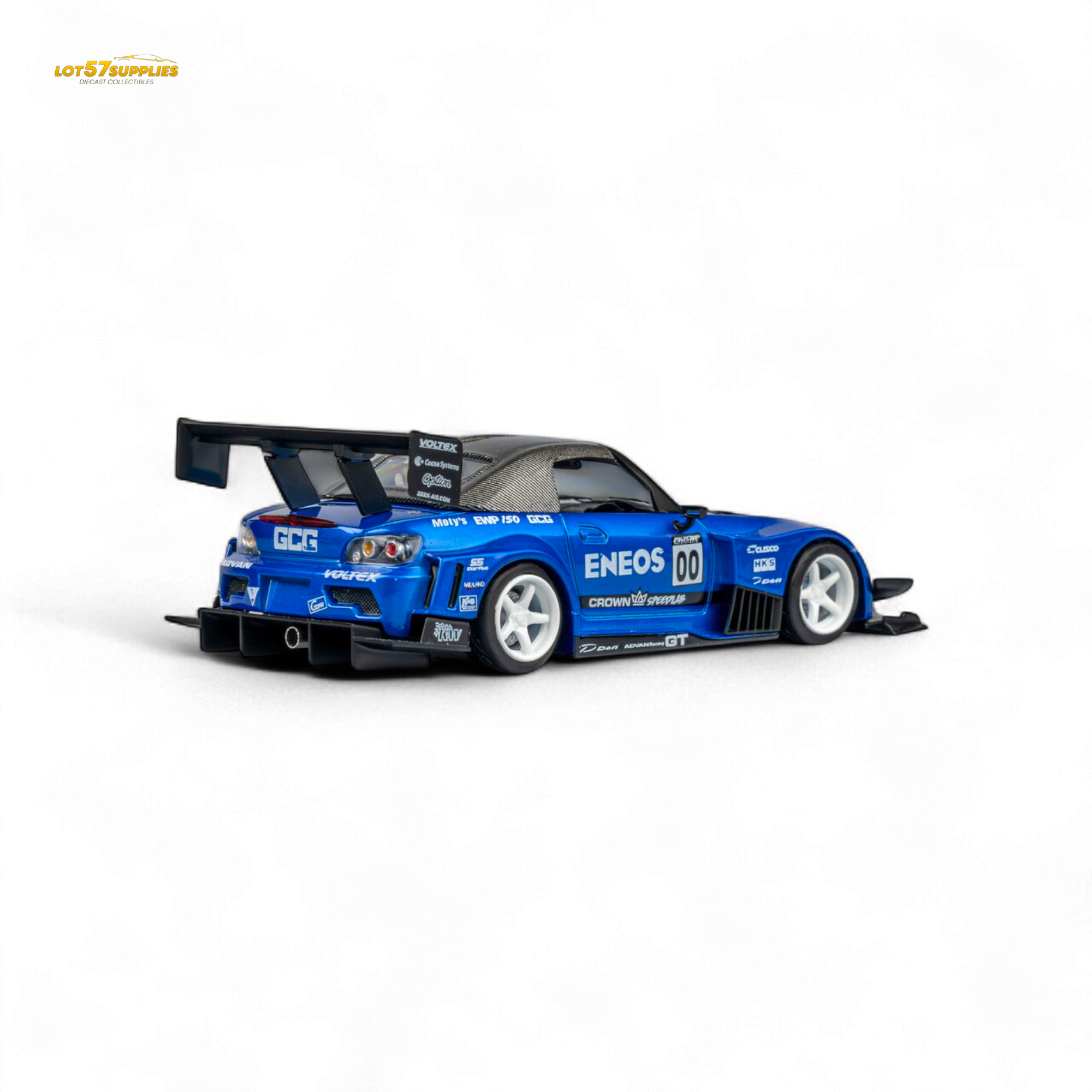 MicroTurbo Honda S2000 ENEOS #00 TOP FUEL - Candy Blue 1:64