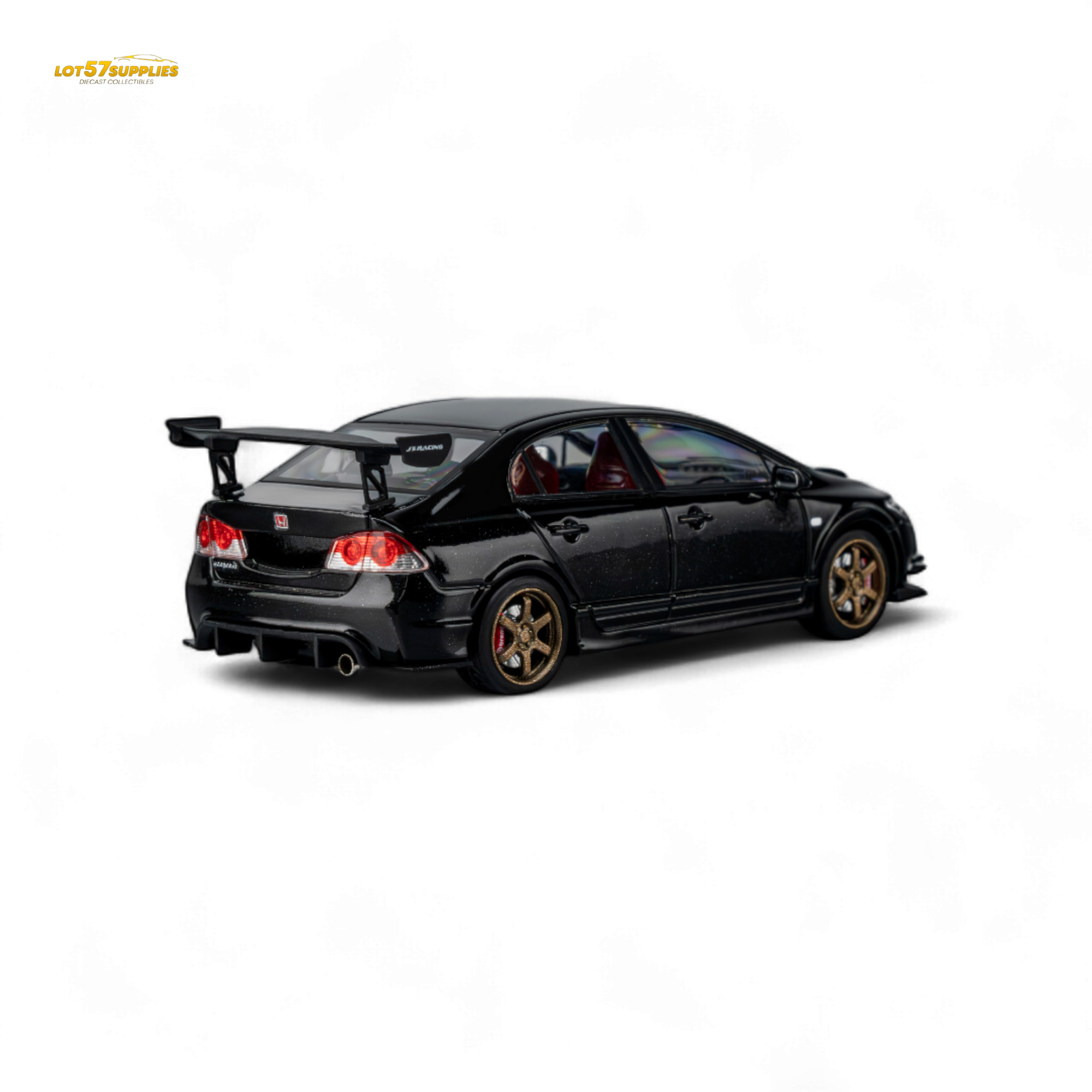 MicroTurbo FD2 J'S Racing Metallic Black 1:64