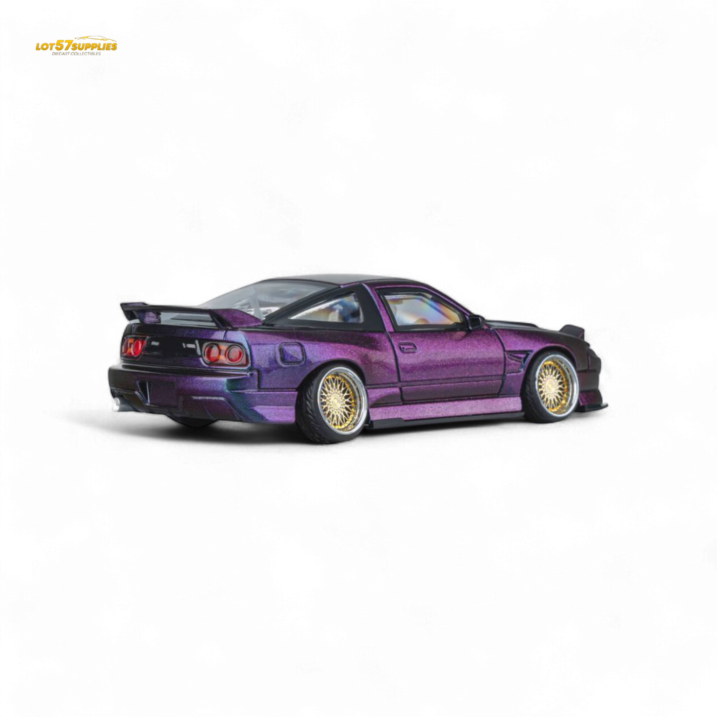 MicroTurbo Nissan 180SX Spirit Rei Purple Chameleon 1:64