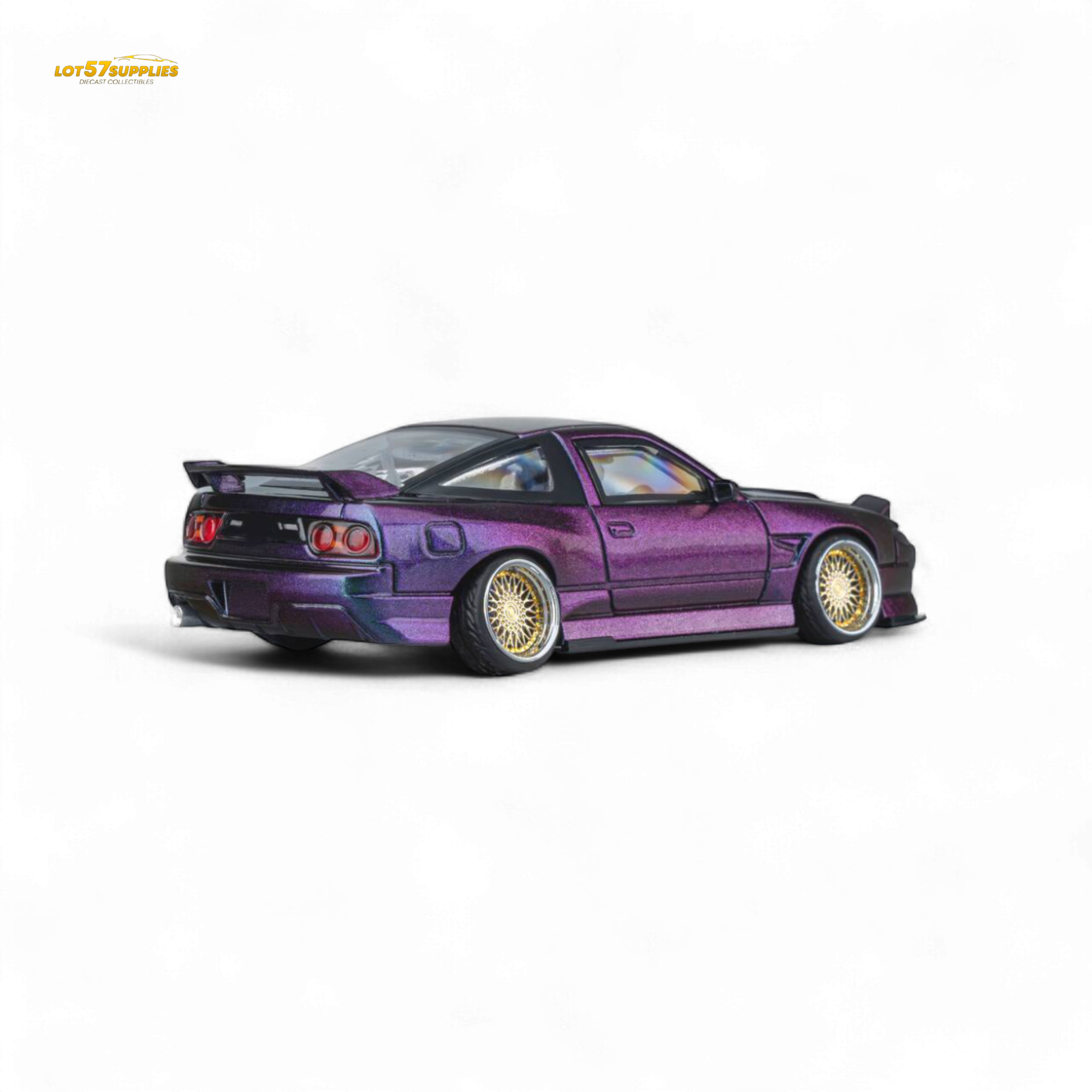 MicroTurbo Nissan 180SX Spirit Rei Purple Chameleon 1:64