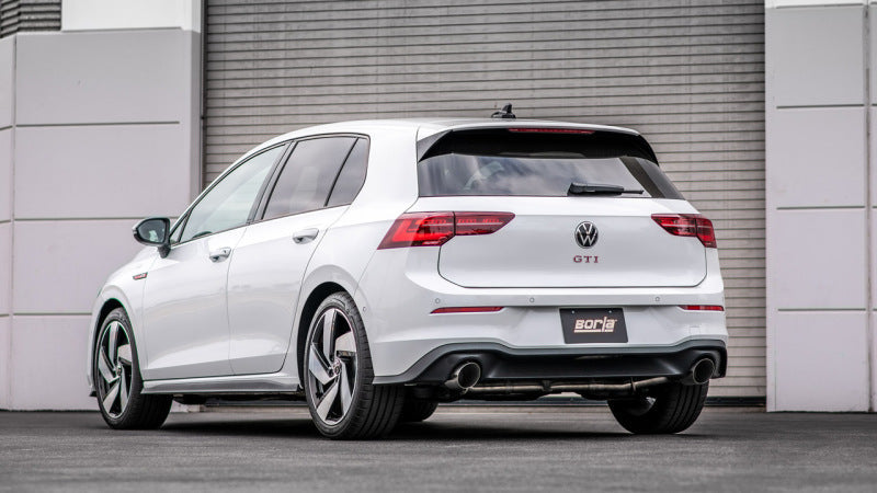Borla 22-23 Volkswagen Golf GTI 2.0L AT/MT 3inch S-Type Cat-Back Exhaust - 4in Brushed SS Tips 140883SB