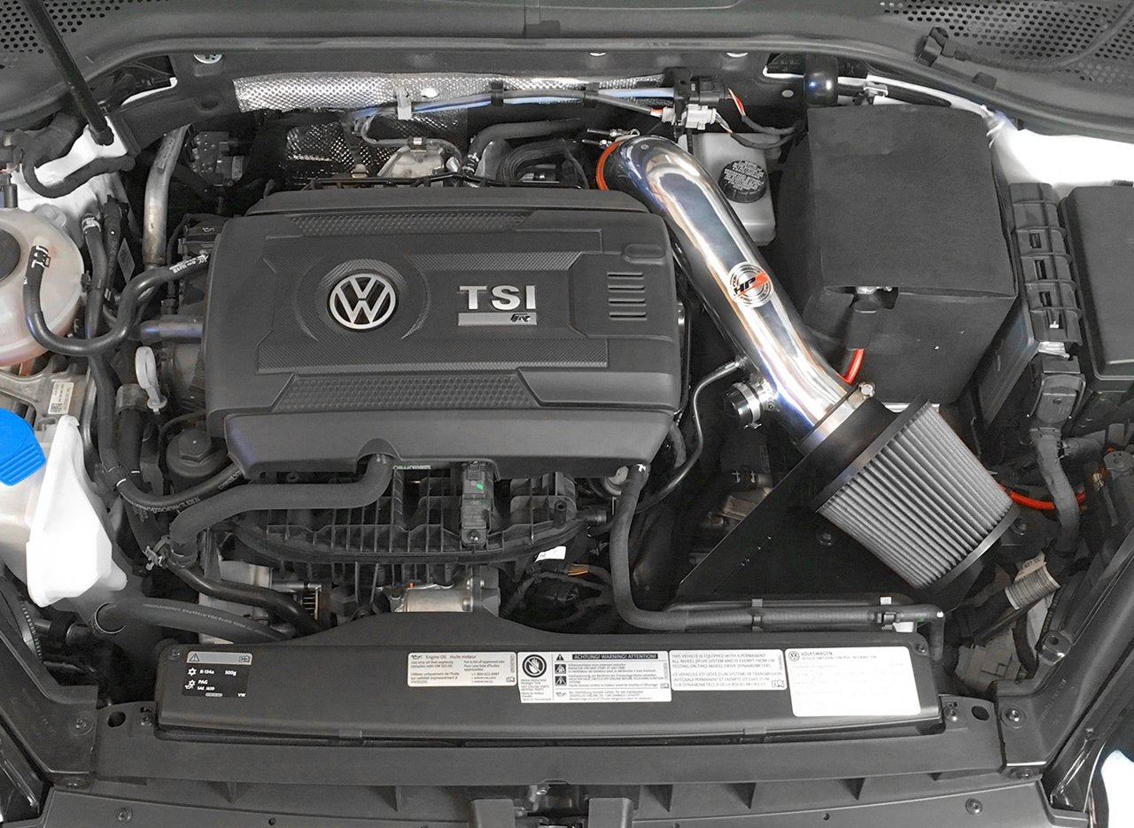HPS Shortram Air Intake Kit 2015-2017 Audi S3 2.0T TFSI Turbo, Includes Heat Shield, Blue