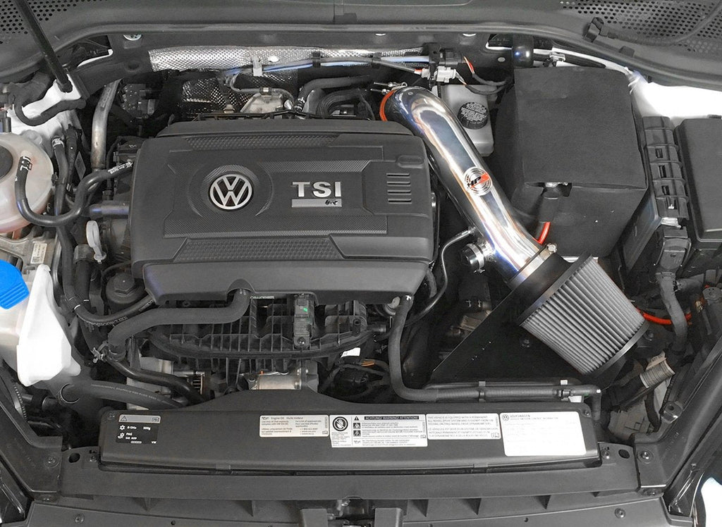 HPS Performance Products HPS Shortram Air Intake Kit 2015-2019 Volkswagen Golf 1.8T TSI Turbo, Includes Heat Shield, 827-577