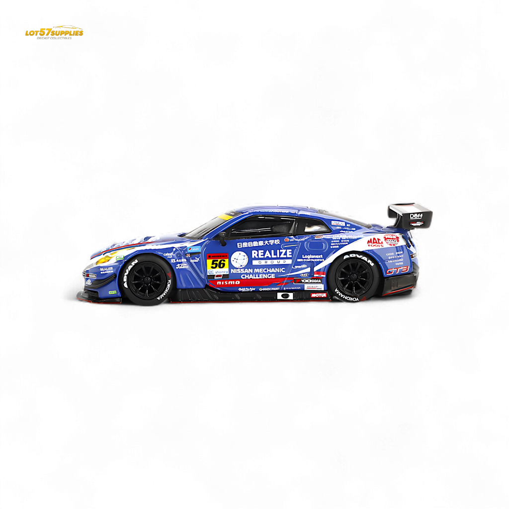 Mini GT Nissan GT-R Nismo GT3 #56 "REALIZE MECHANIC CHALLENGE GT-R" 1:64