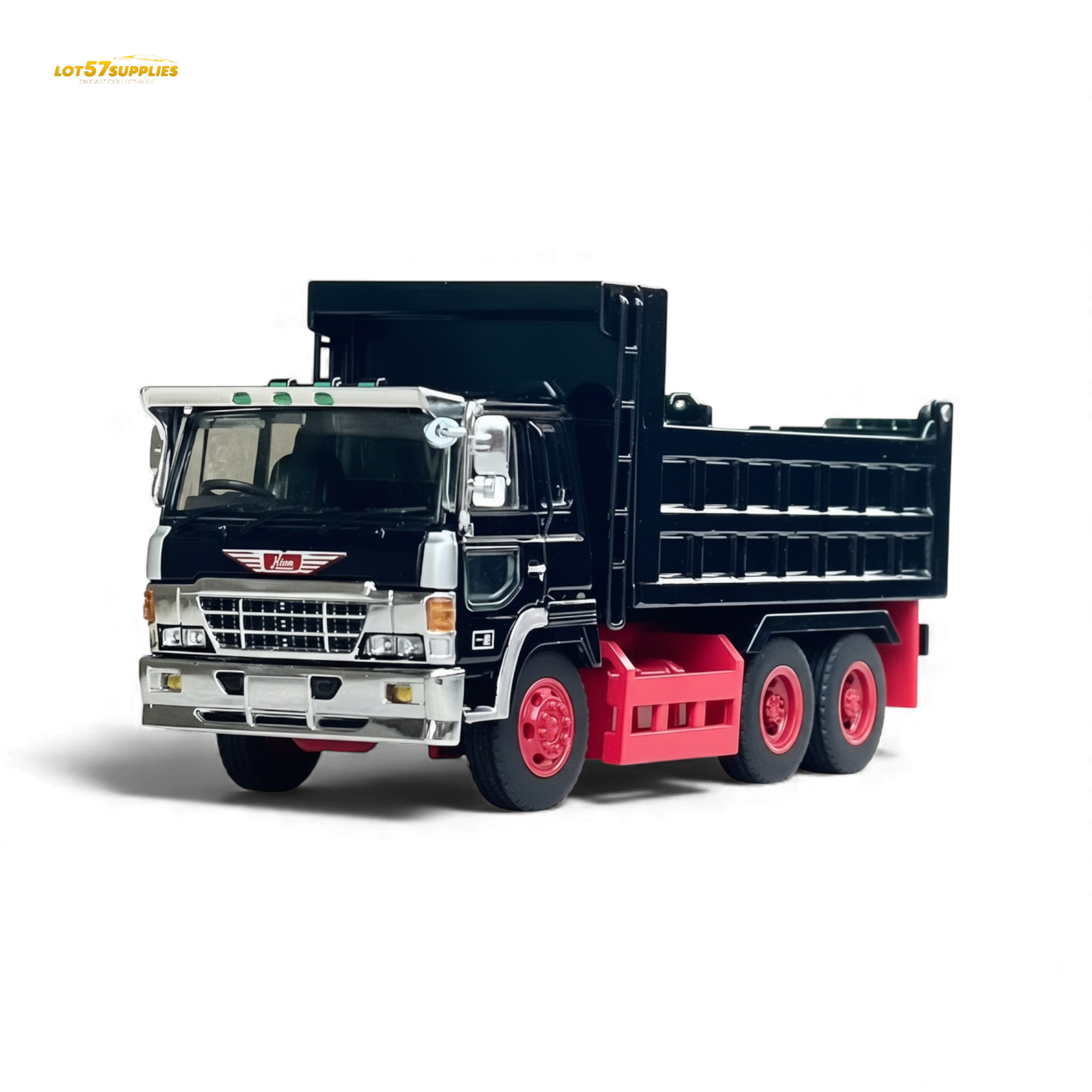 DBGT Hino Super Dolphin Dump Truck Black 1:64