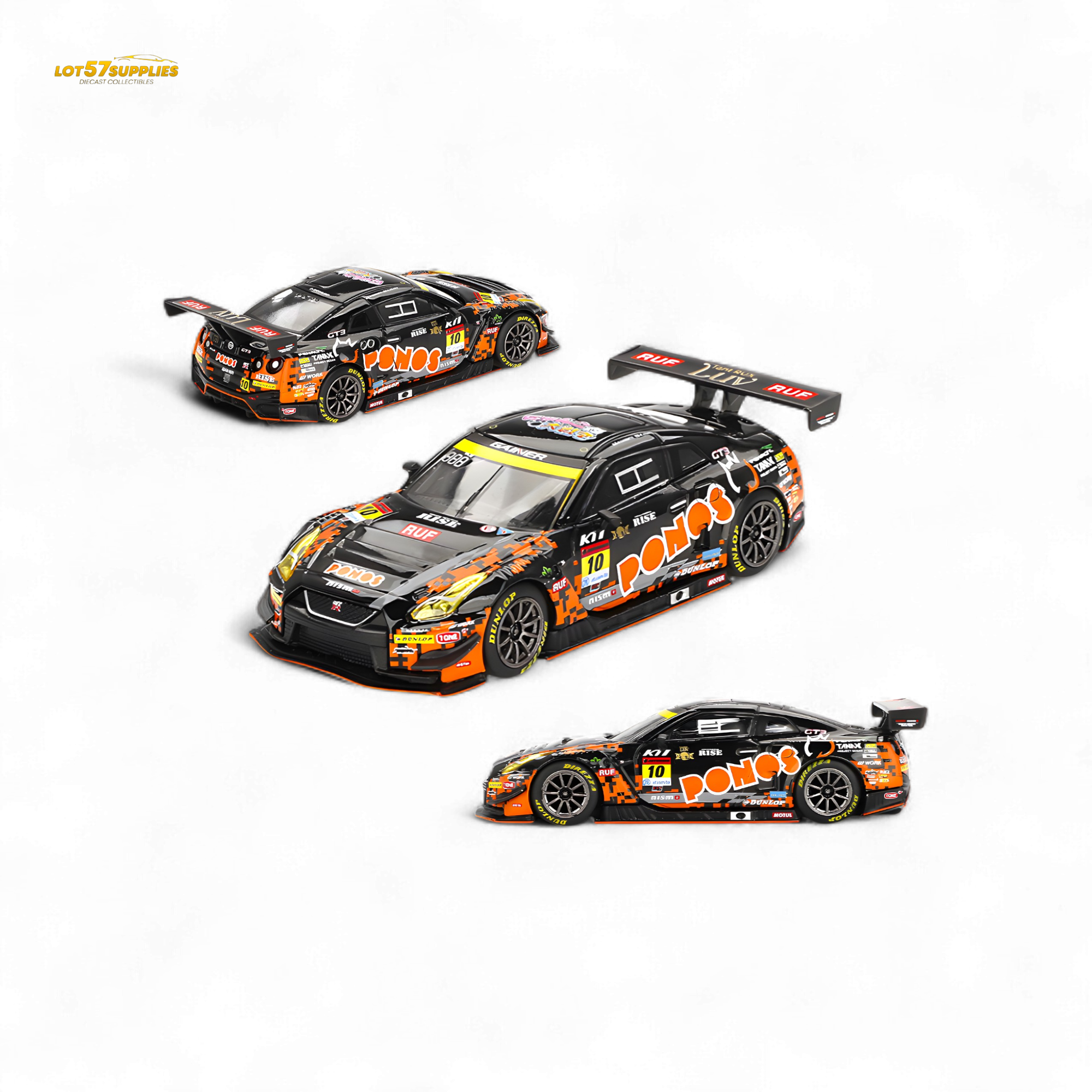 Mini GT Nissan GT-R Nismo GT3 #10 "PONOS GAINER GT-R" 1:64