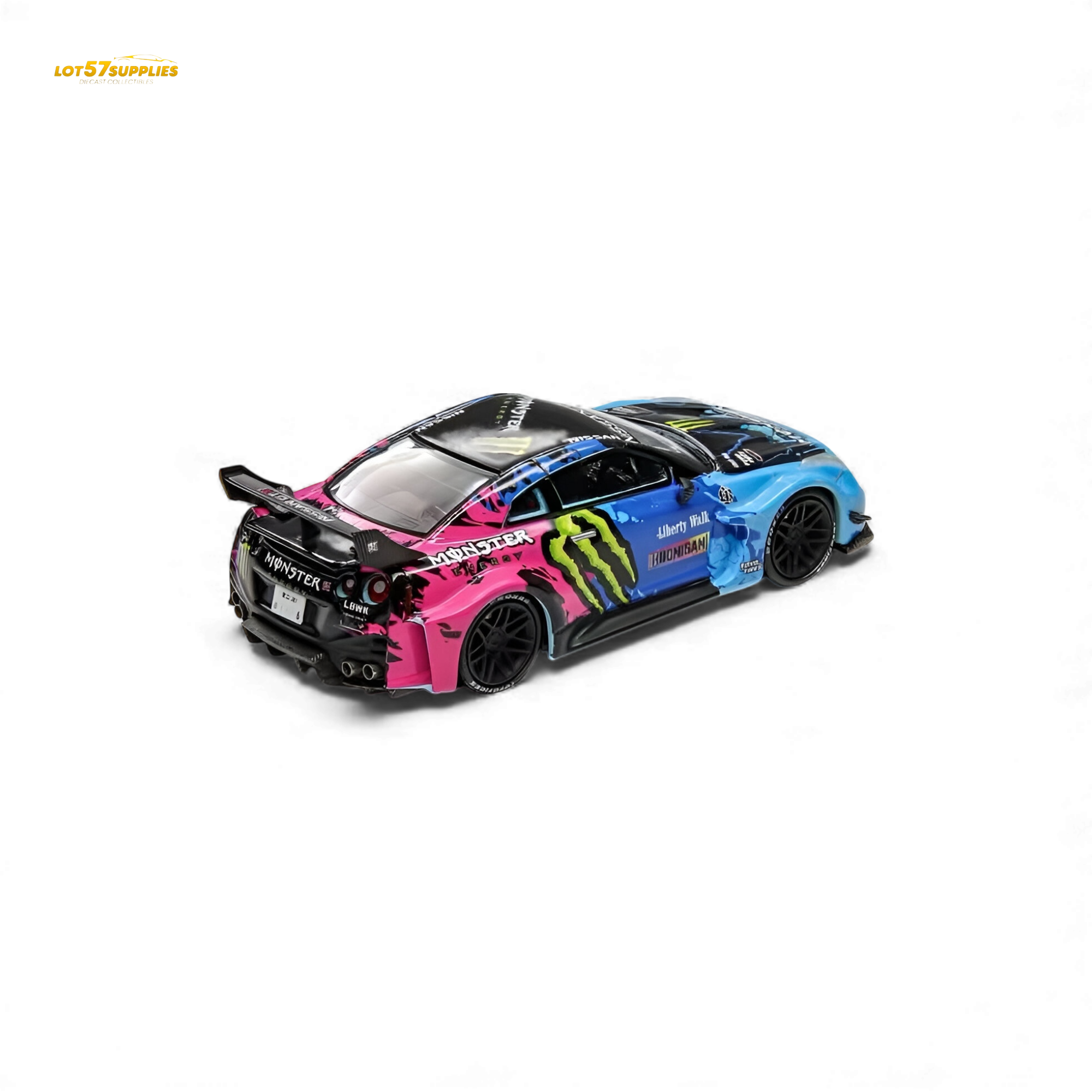 DEMON KING Auto GT-R R35 LBWK Monster Livery 1:64
