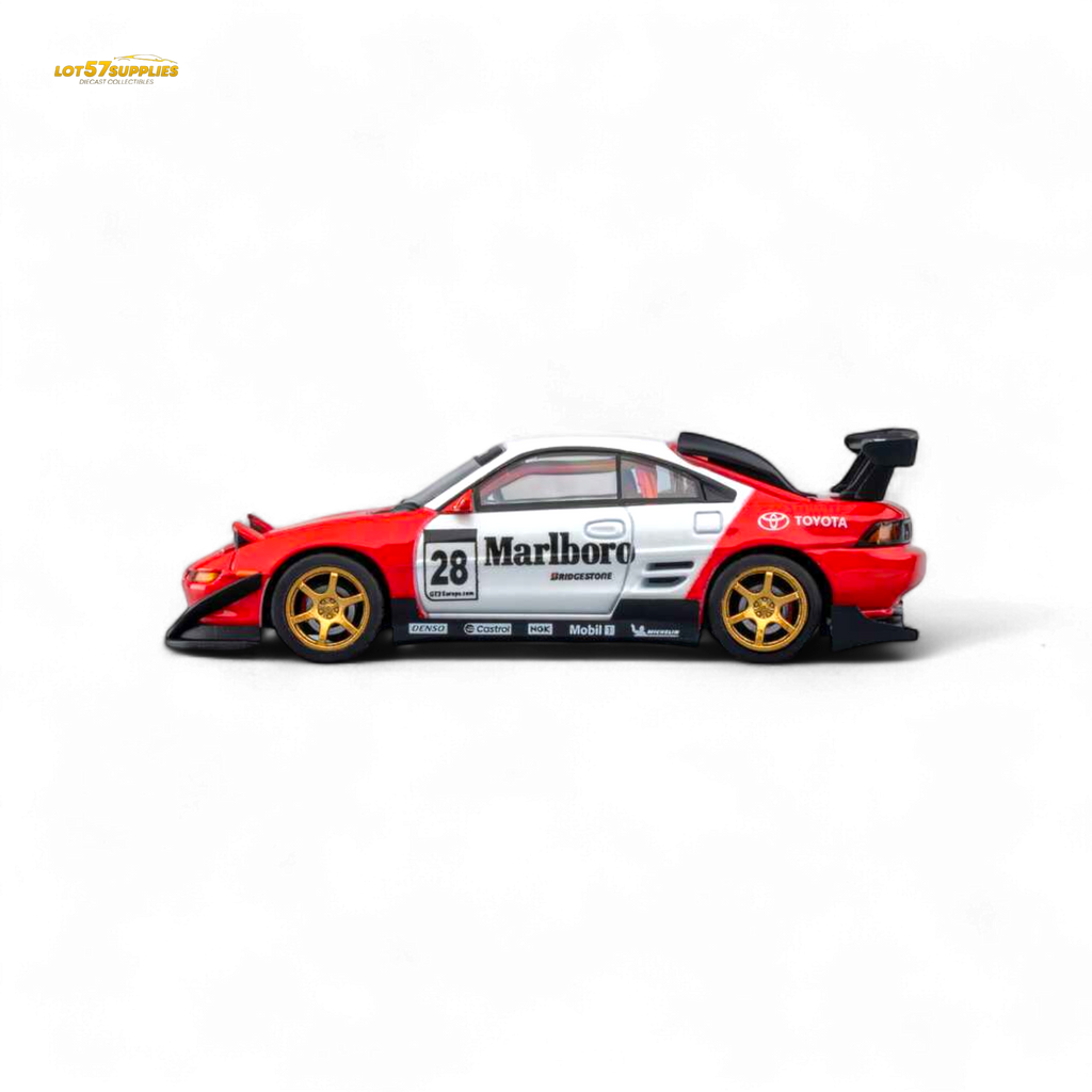 (Pre-Order) MicroTurbo Toyota MR2 Red & White Racing Livery 1:64