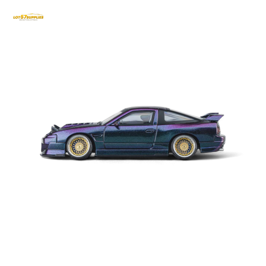 MicroTurbo Nissan 180SX Spirit Rei Purple Chameleon 1:64