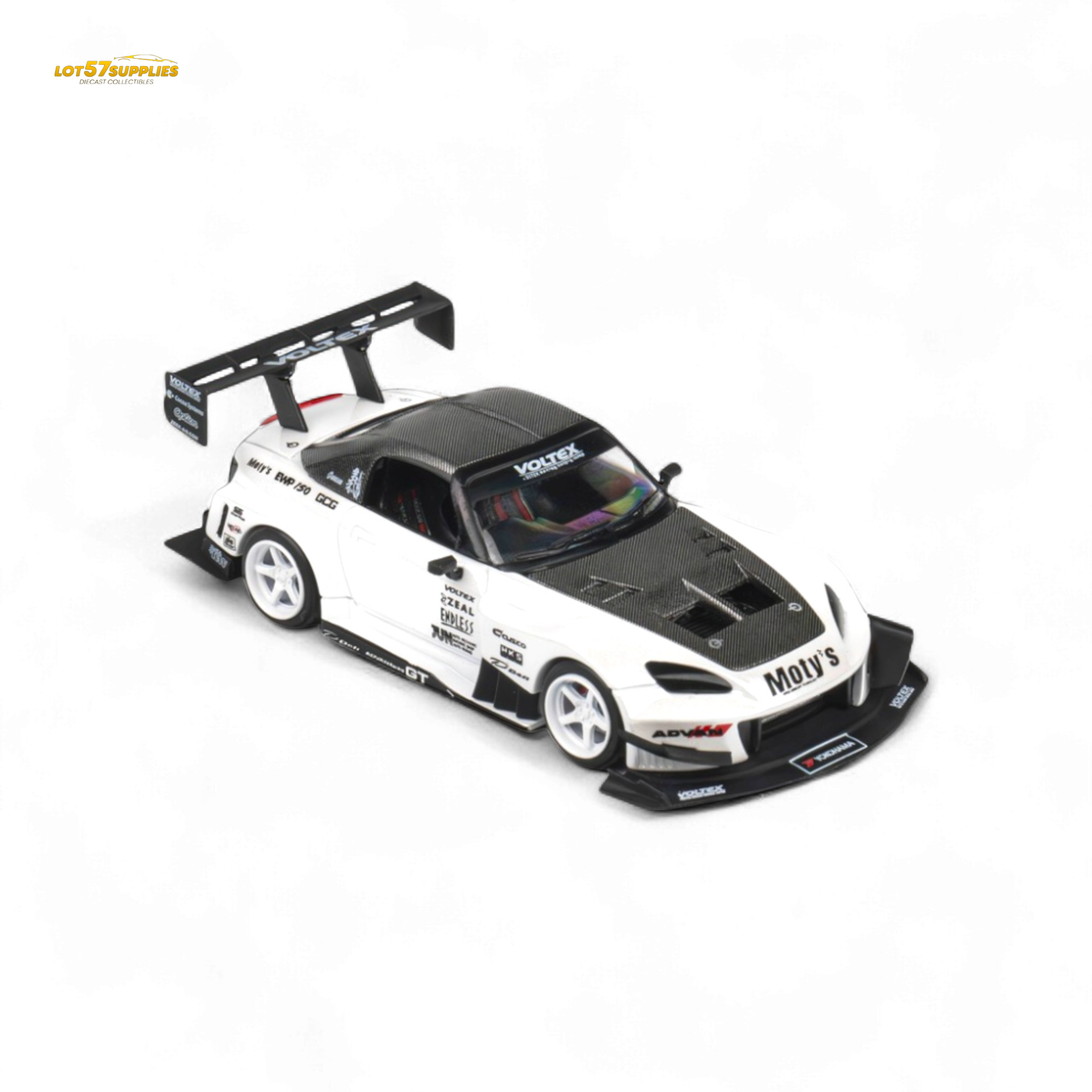 MicroTurbo Honda S2000 Metallic White 1:64