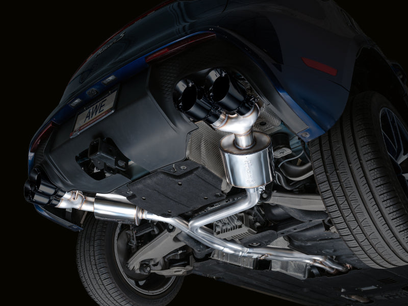 AWE Tuning 2022+ Porsche Macan 2.9TT Touring Edition Catback Exhaust w/ Diamond Black Tips 3015-43952