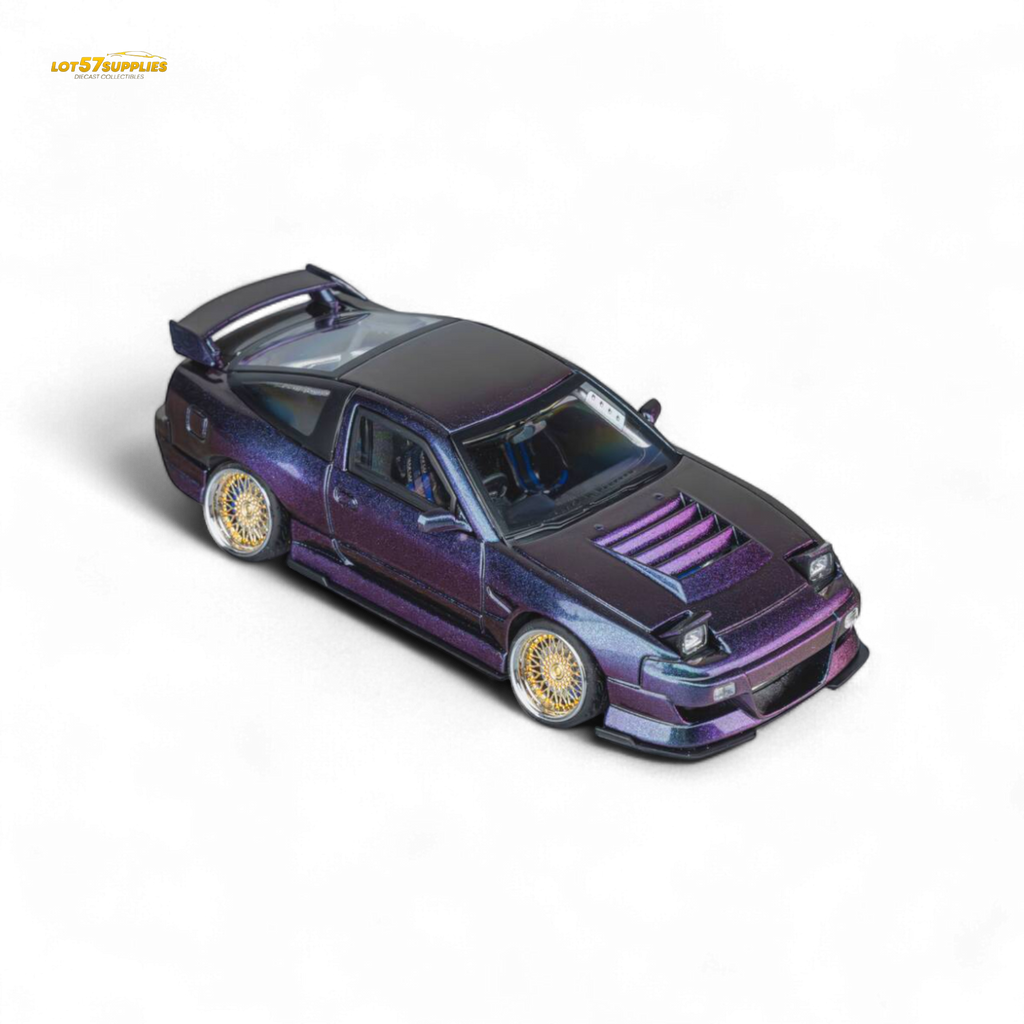 MicroTurbo Nissan 180SX Spirit Rei Purple Chameleon 1:64