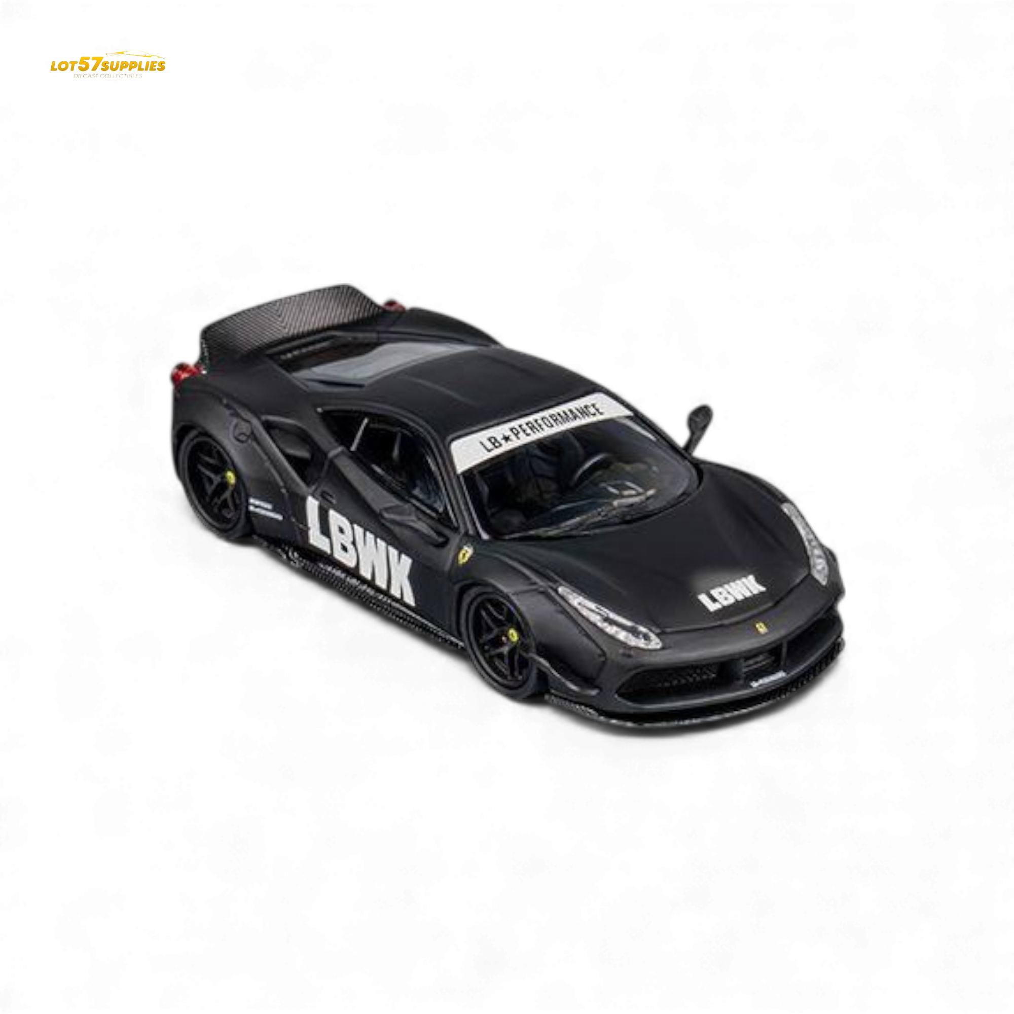 CM Model Ferrari 488 LB Works Black 1:64