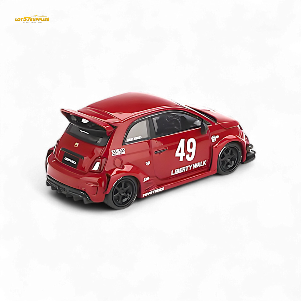 Mini GT LB-WORKS ABARTH 595 Red 1:64