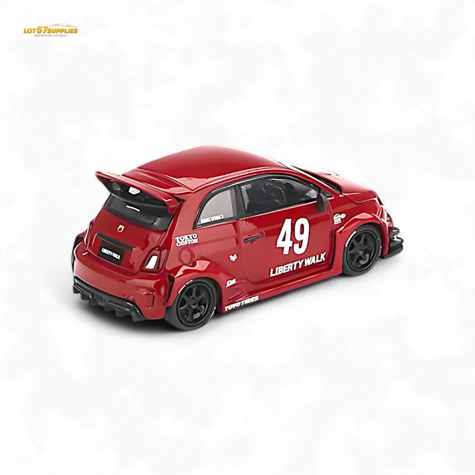 Mini GT LB-WORKS ABARTH 595 Red 1:64
