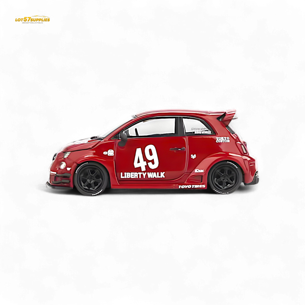 Mini GT LB-WORKS ABARTH 595 Red 1:64