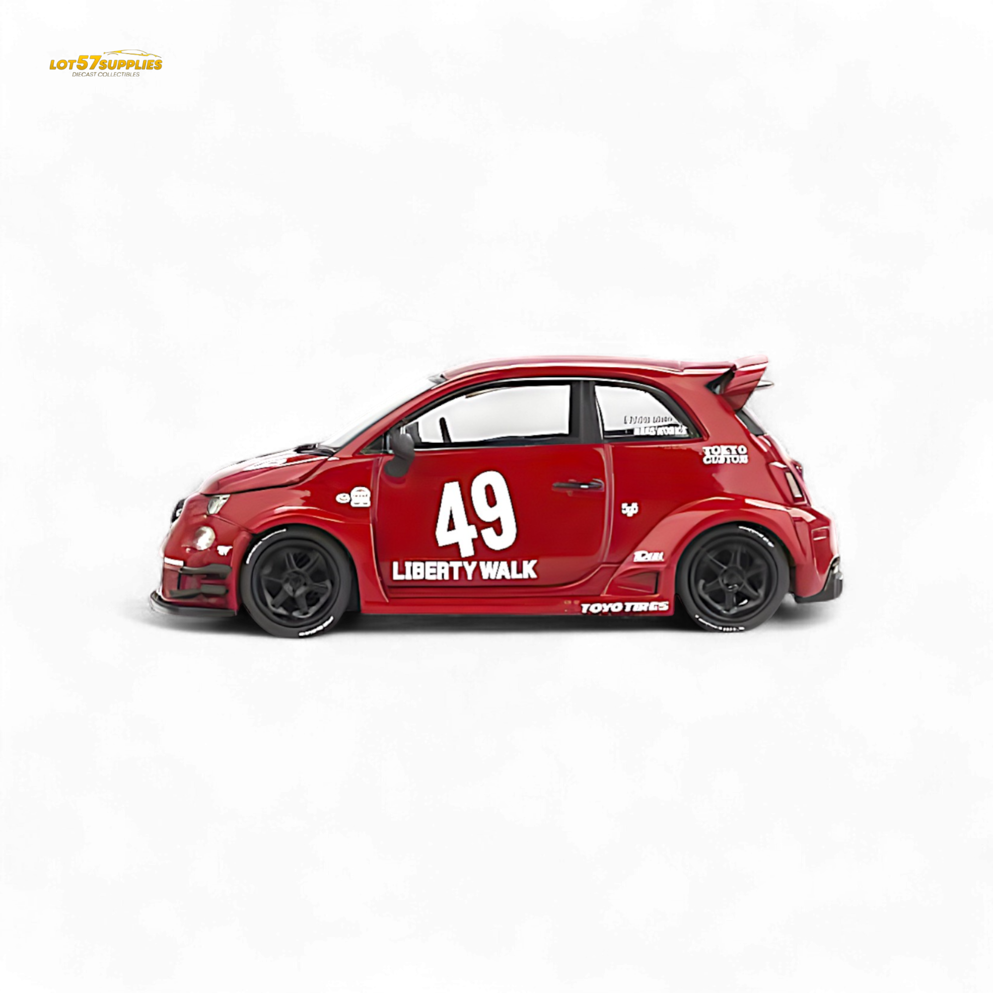 Mini GT LB-WORKS ABARTH 595 Red 1:64