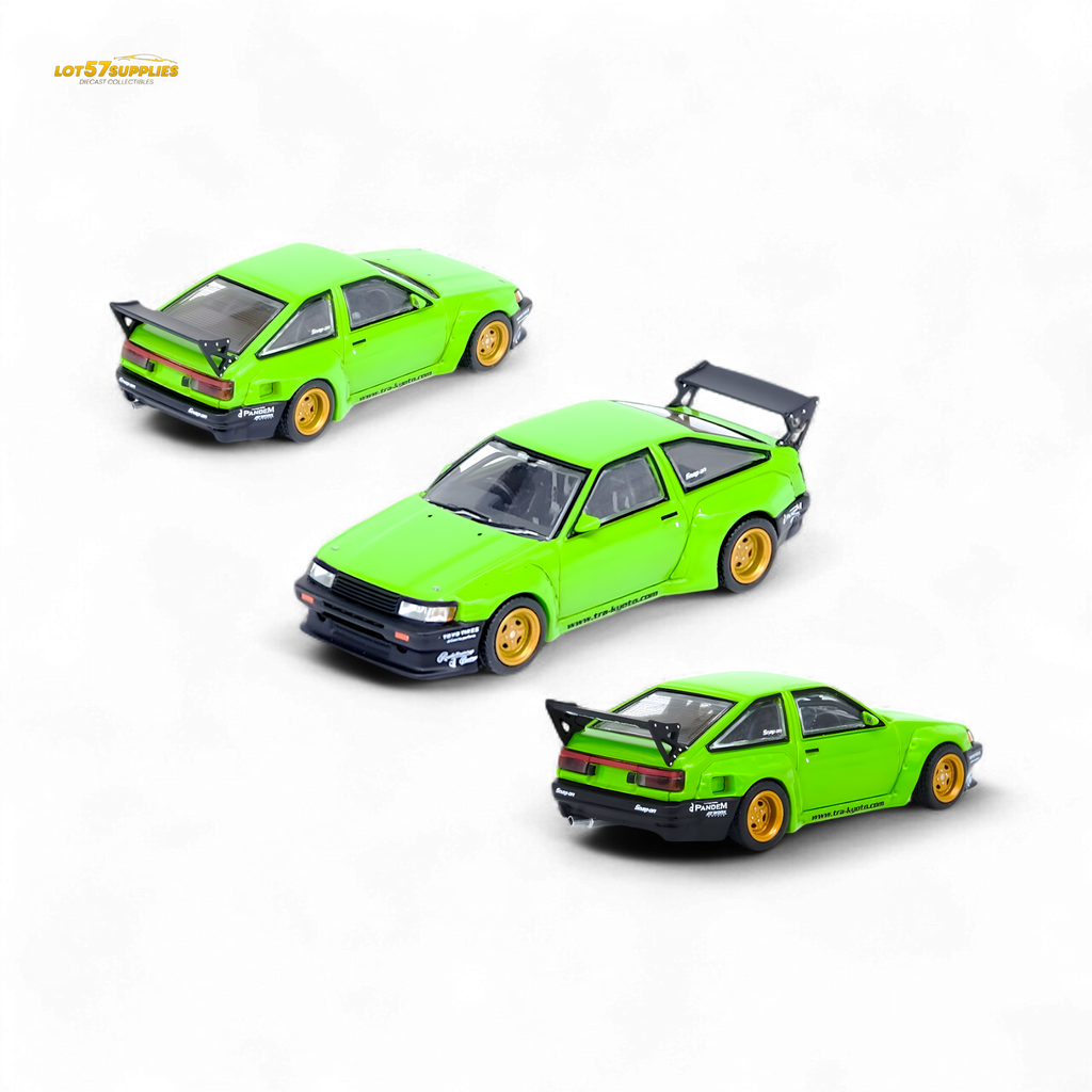 INNO64 Toyota AE86 Levin Pandem Rocket Bunny Green 1:64