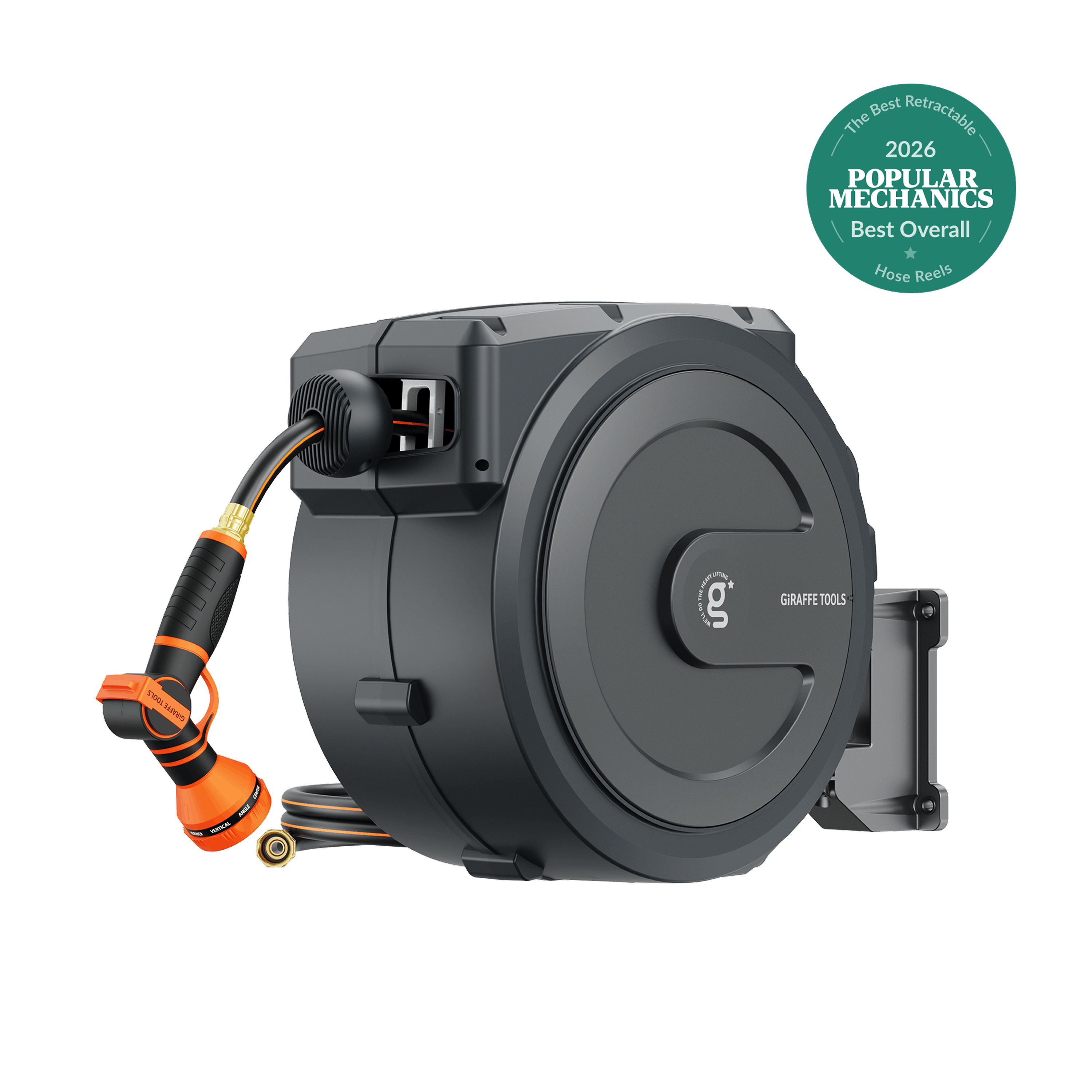 Retractable Garden Hose Reel-1/2in-100ft