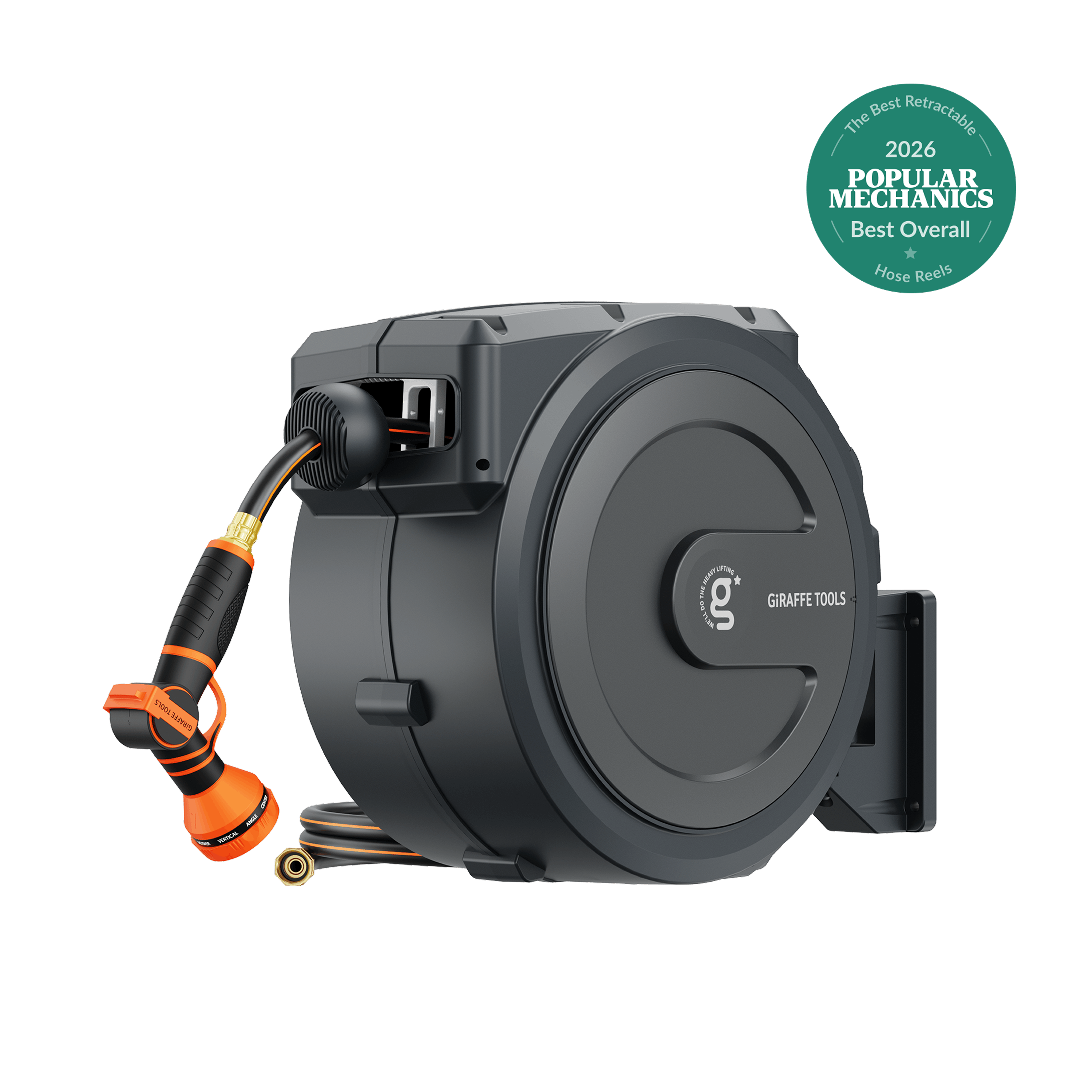 Retractable Garden Hose Reel 65ft-155ft