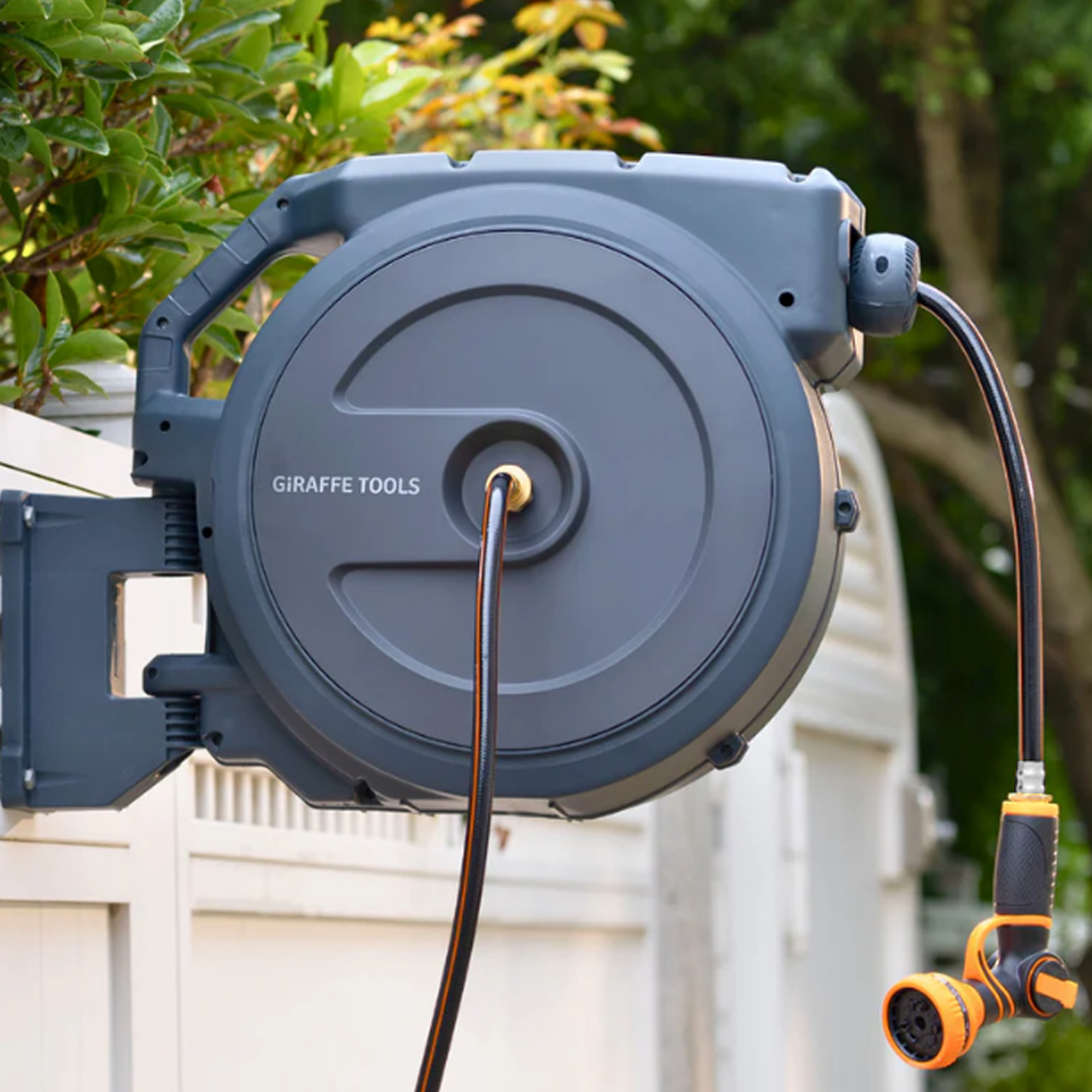 Retractable Garden Hose Reel-5/8in-90ft