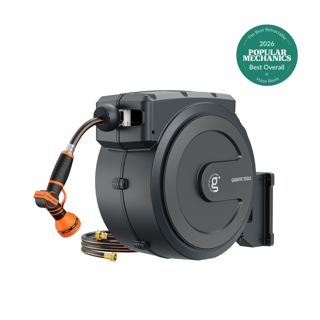 Retractable Garden Hose Reel-5/8in-90ft