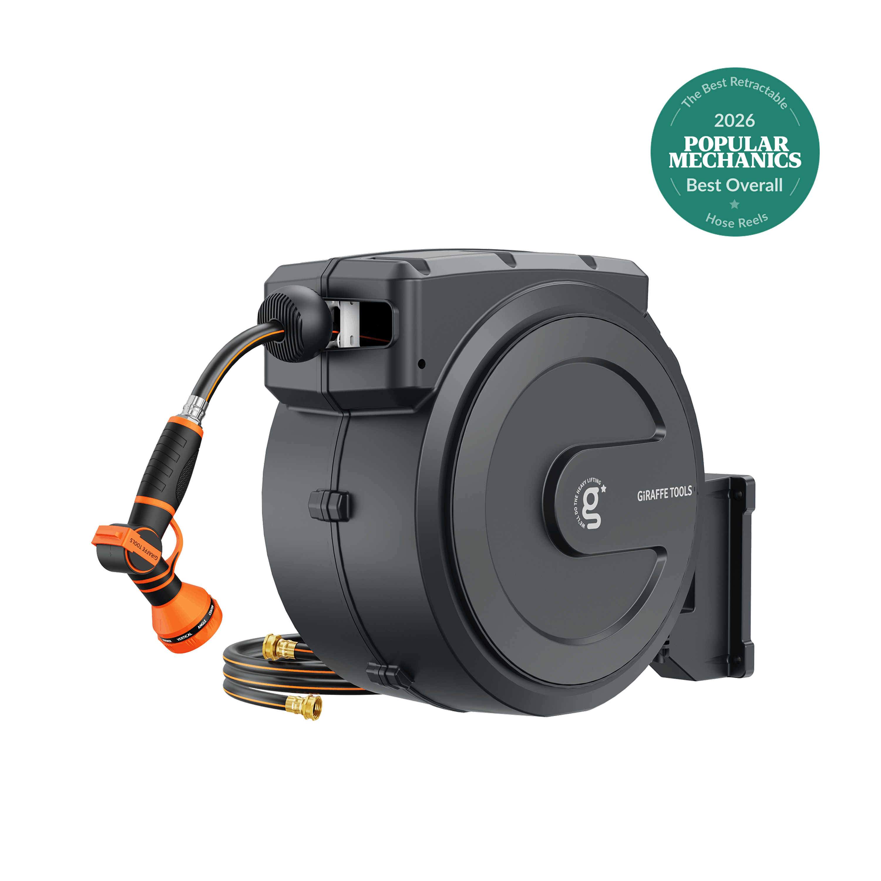Retractable Garden Hose Reel-5/8in-90ft