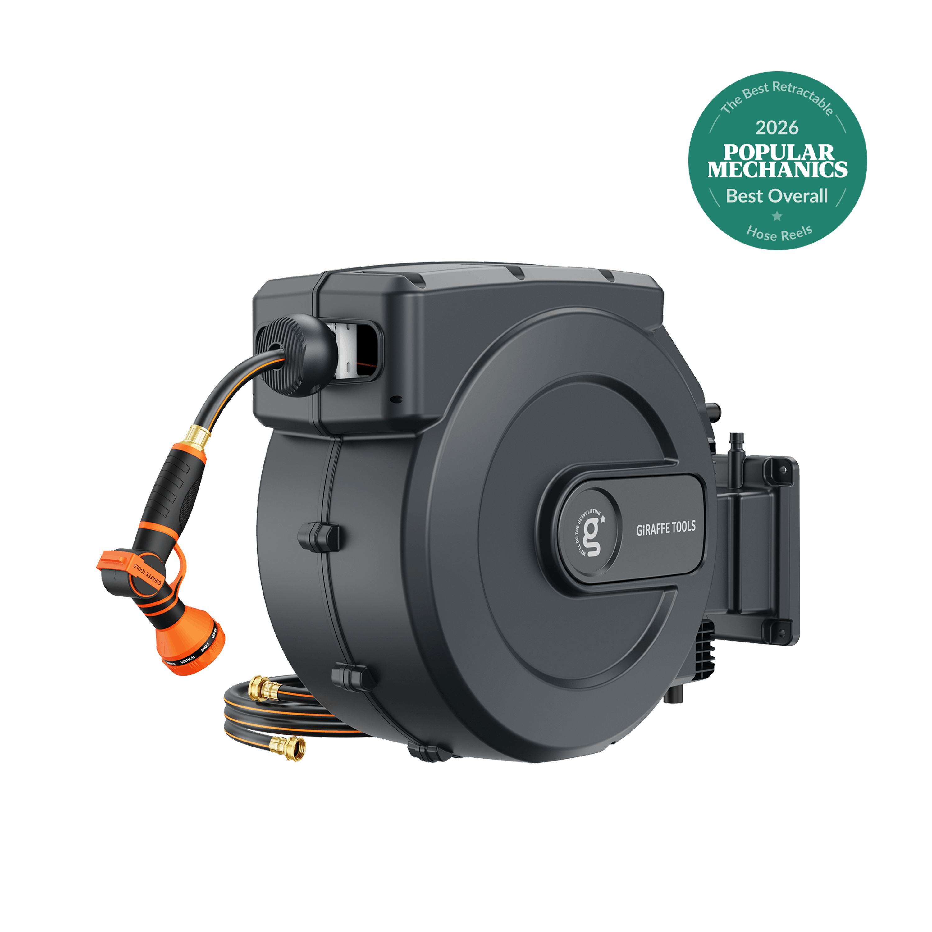 Retractable Garden Hose Reel-1/2in-155ft