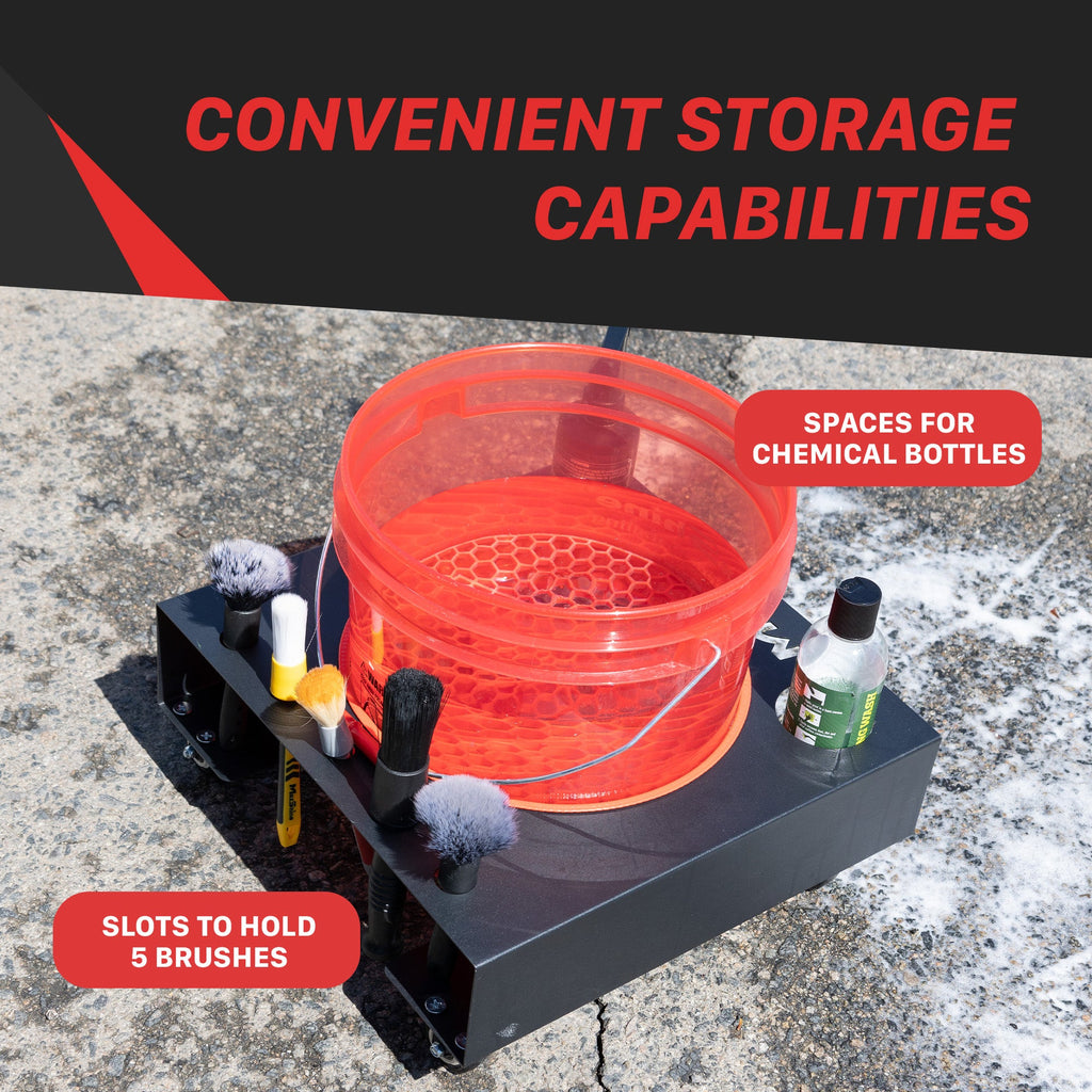 Detailing Bucket Dolly - Coated Metal