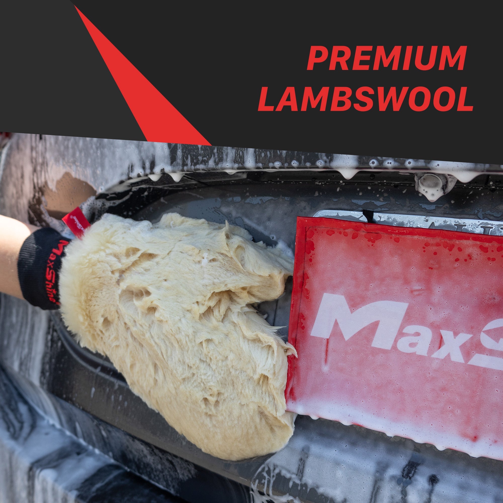 Premium Lambswool Wash Mitt