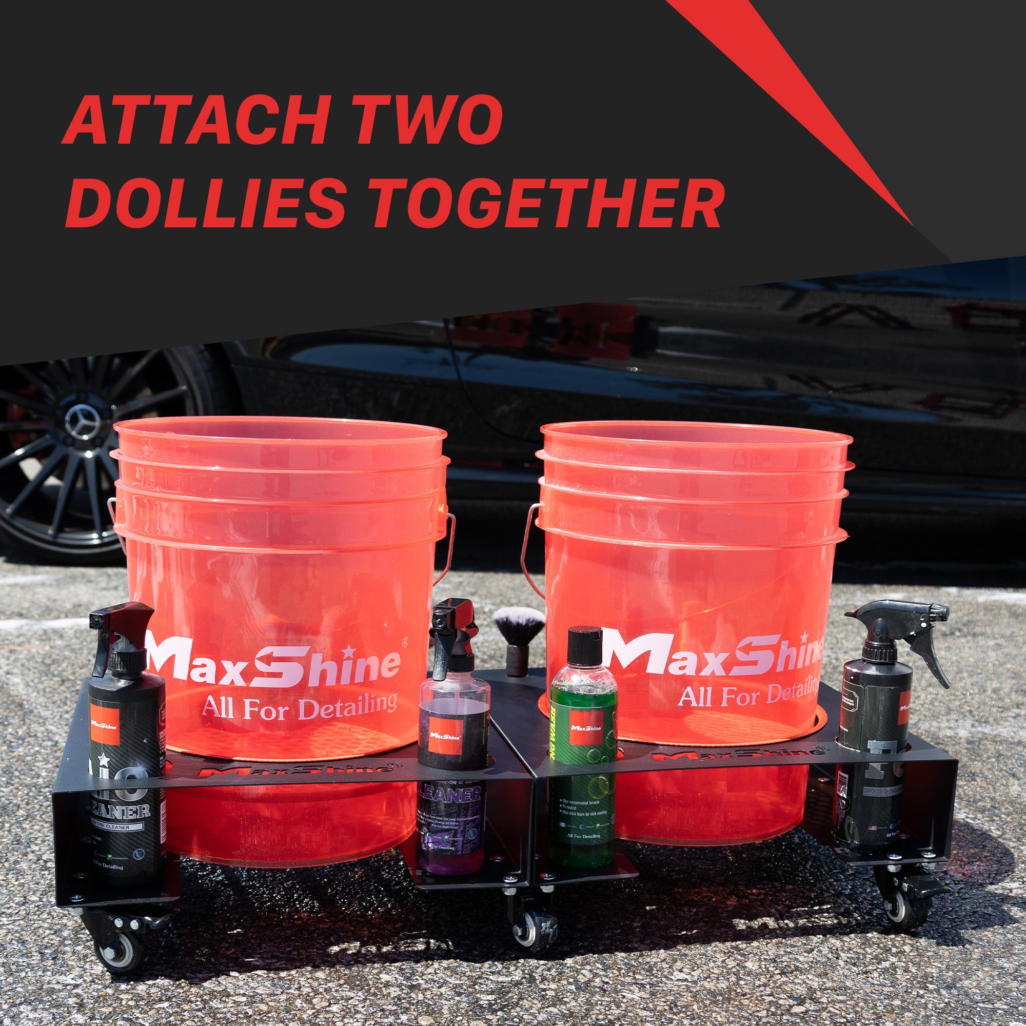 Detailing Bucket Dolly Set by MaxshineUSA