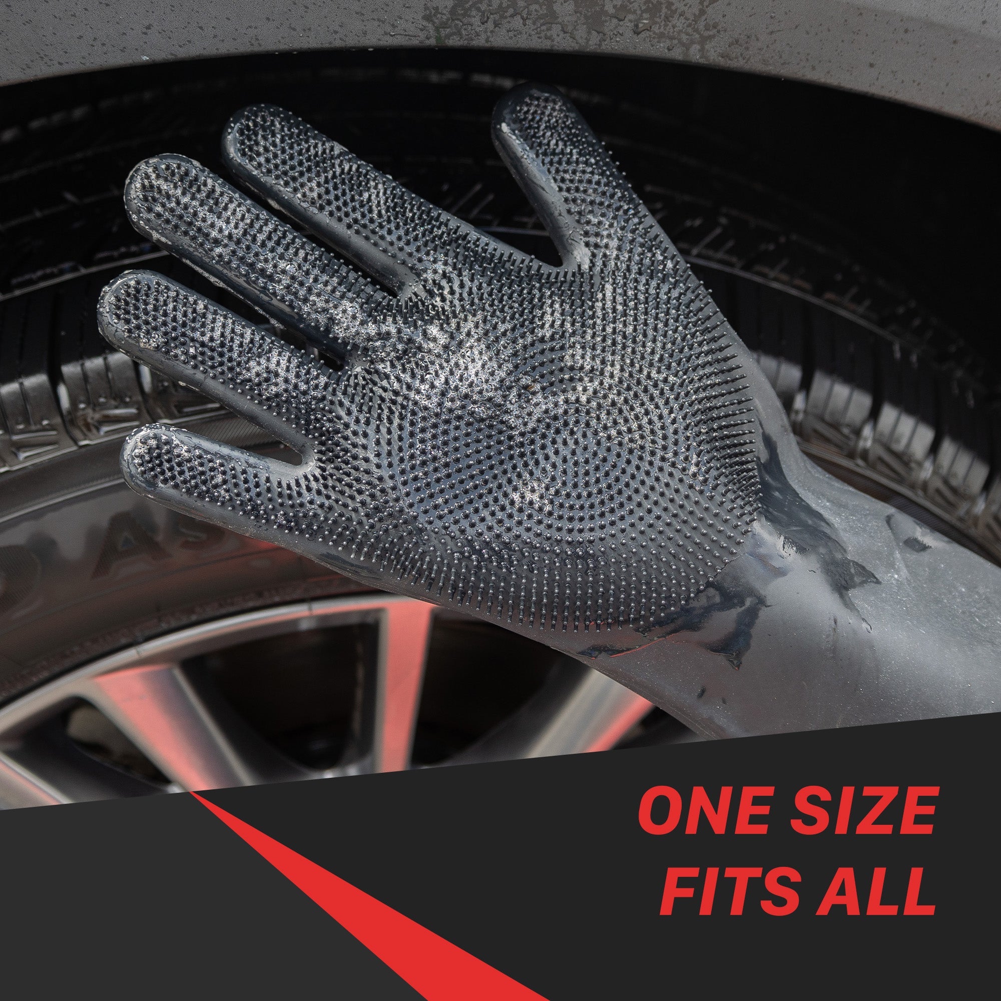 Silicone Scrubbing Gloves