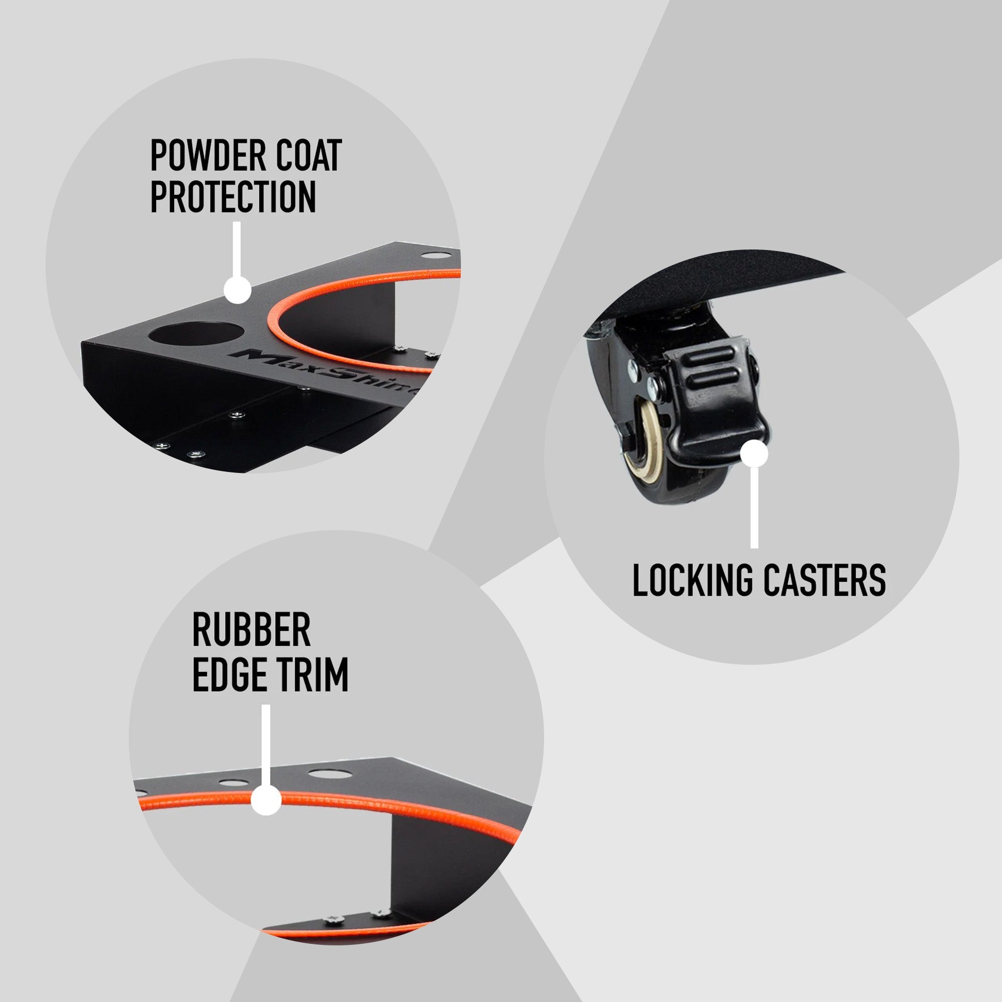 Detailing Bucket Dolly - Coated Metal