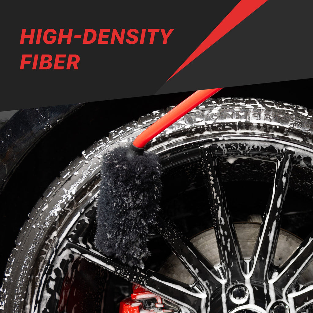 EZ Detail Brush | Ultimate Wool Wheel Brush – Angled Reach