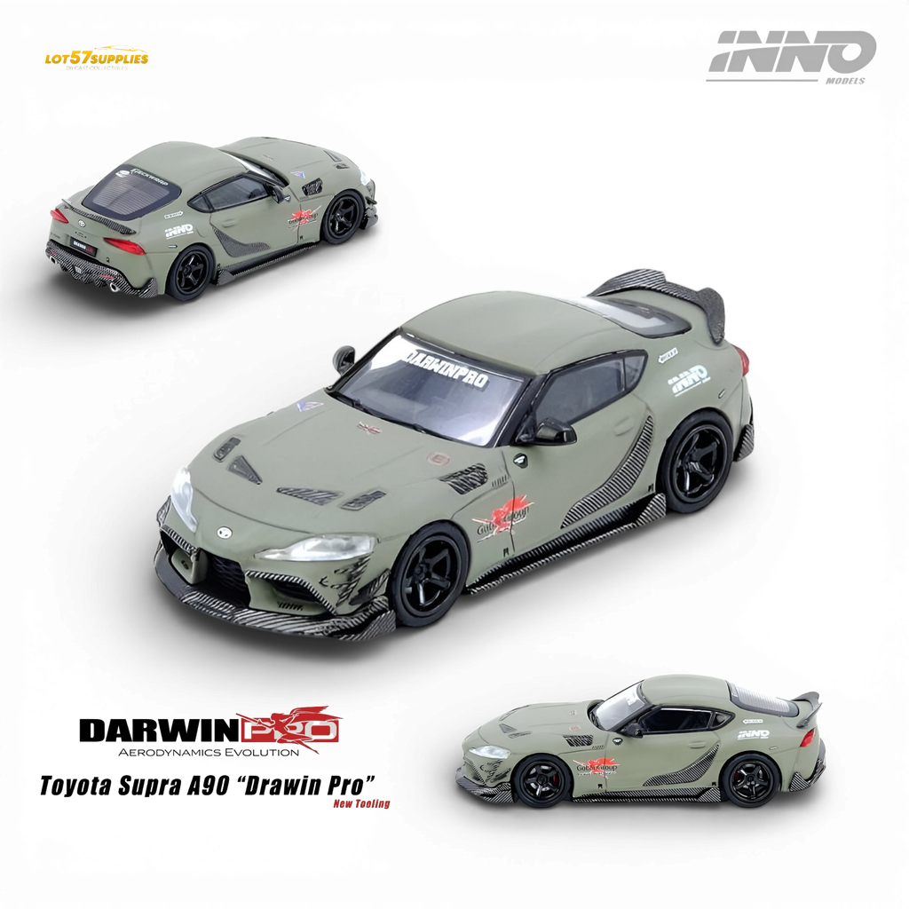 INNO64 Toyota Supra A90 Darwin Pro Matt Green 1:64