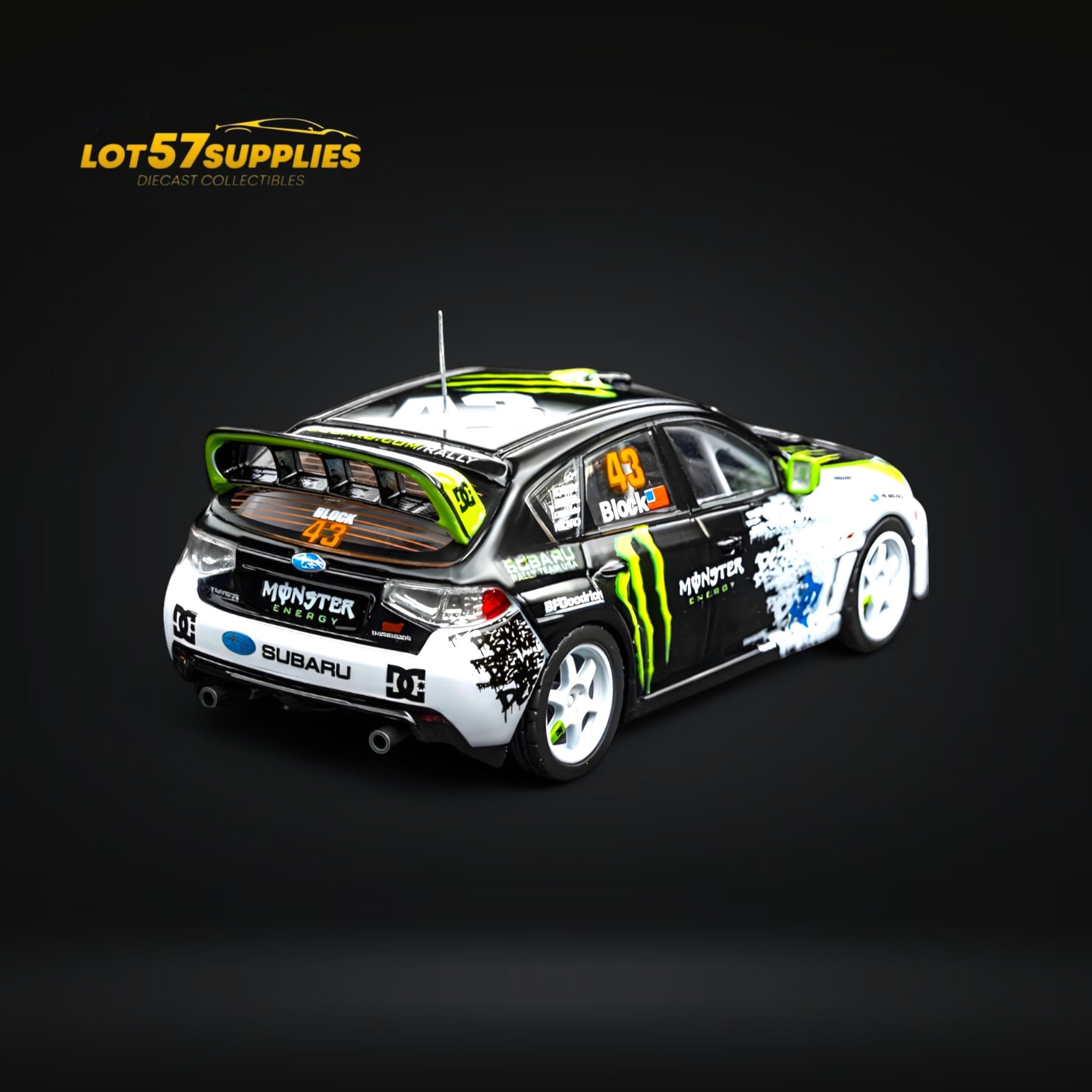 DCM & Mini Station 2008 Subaru Impreza WRX STI Rally Block43 1:64